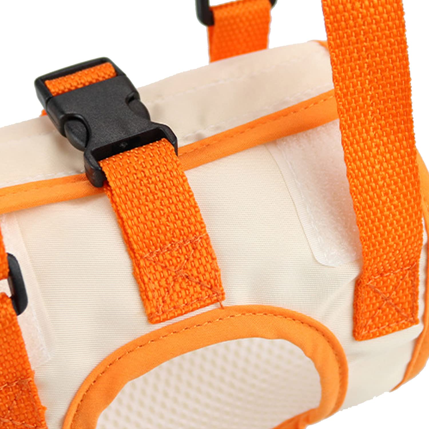 Qiyadin Dog Support Harness For Back Legs, Dog Sling For Small Medium Large Dogs Hind Leg Support, Dog Lifter For Rear Legs Mobility And Elderly Dogs (Orange, L)