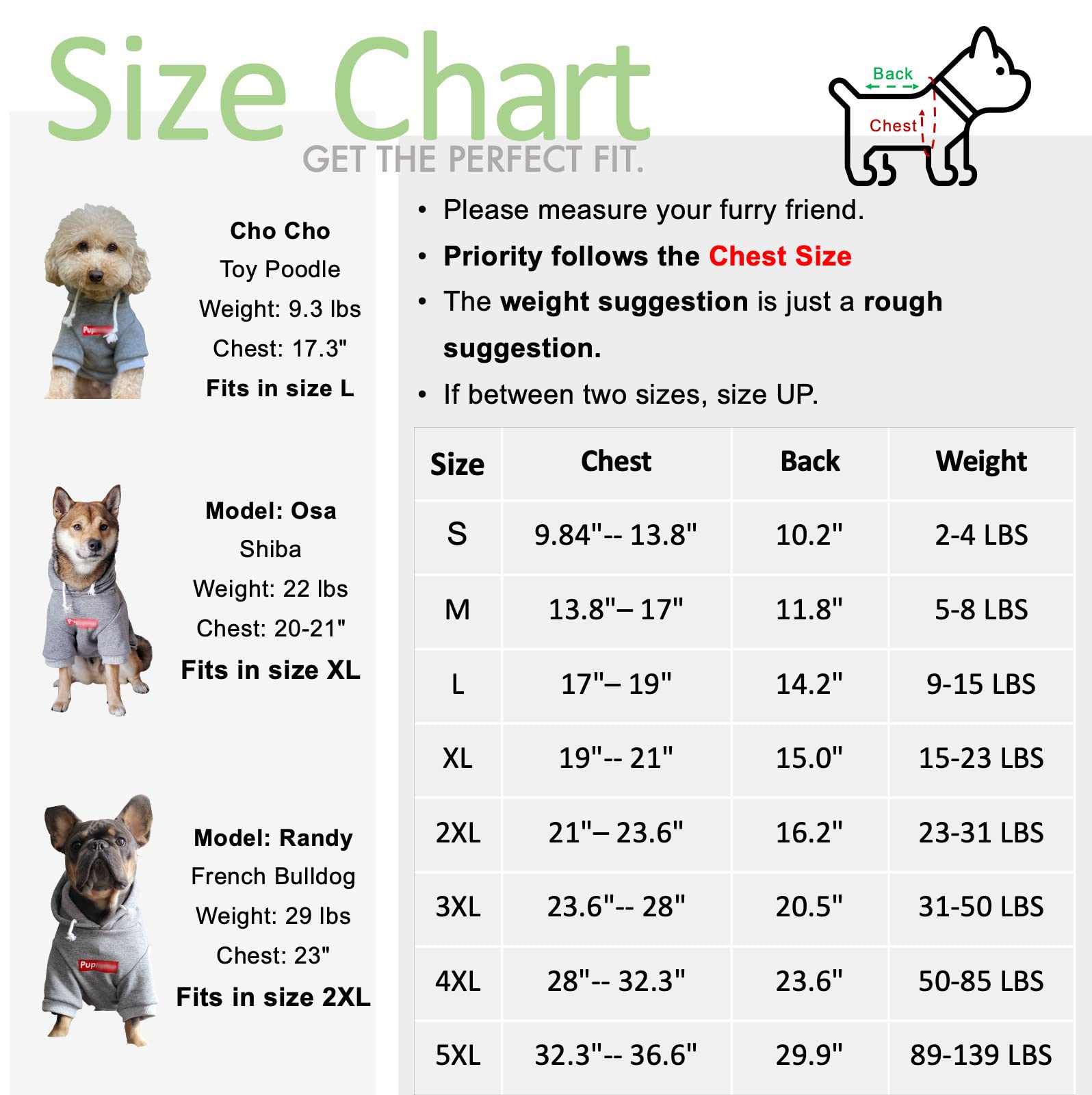 Chochocho Pup Dog Hoodie, Dog Sweater, Fashion Dog Clothes, Pet Clothing Cotton Cat Hoodies Stylish Streetwear Sweatshirt Gray T