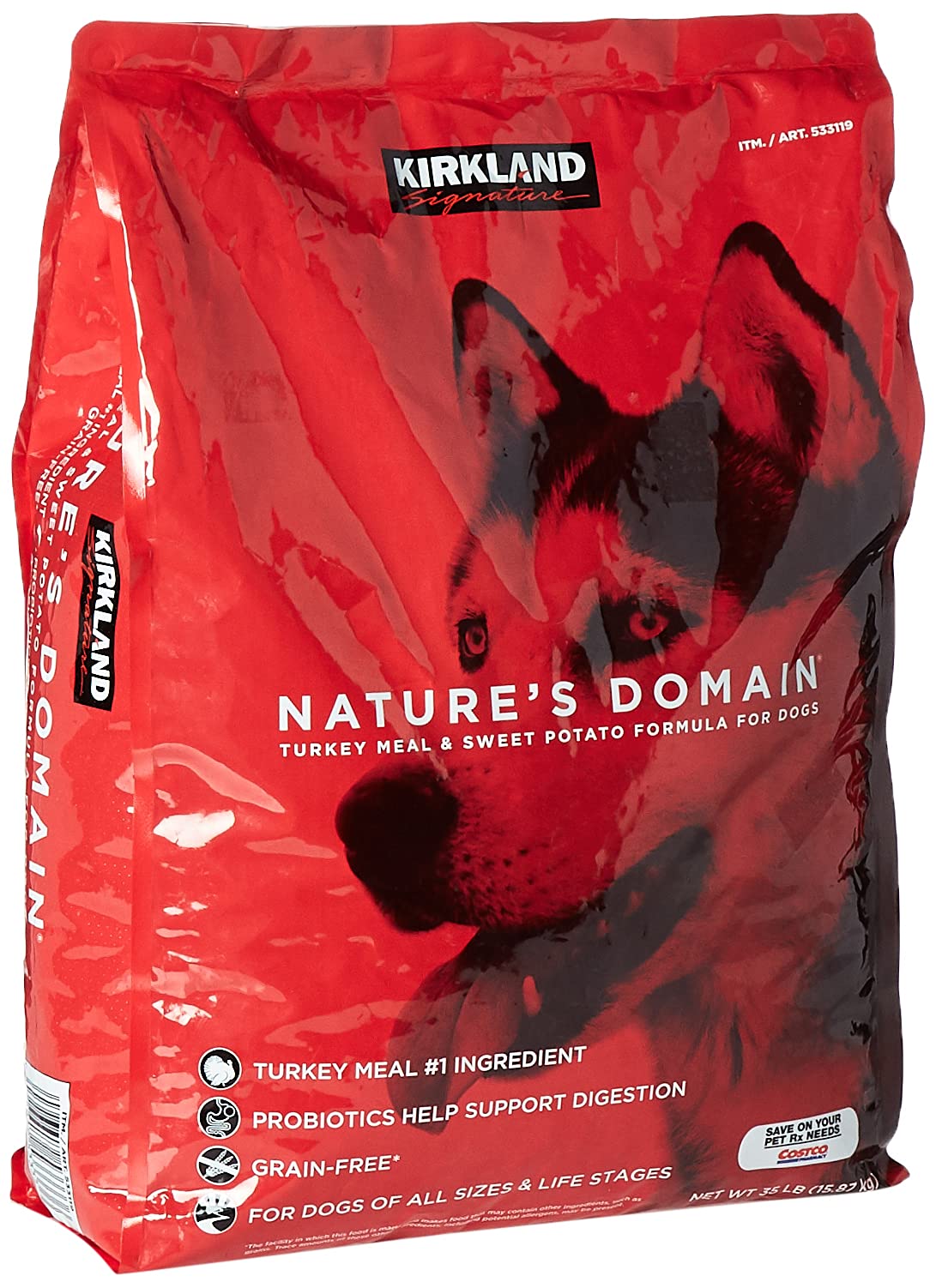 Kirklans Signature NatureS Domain Turkey Dog Food, 35 Lb