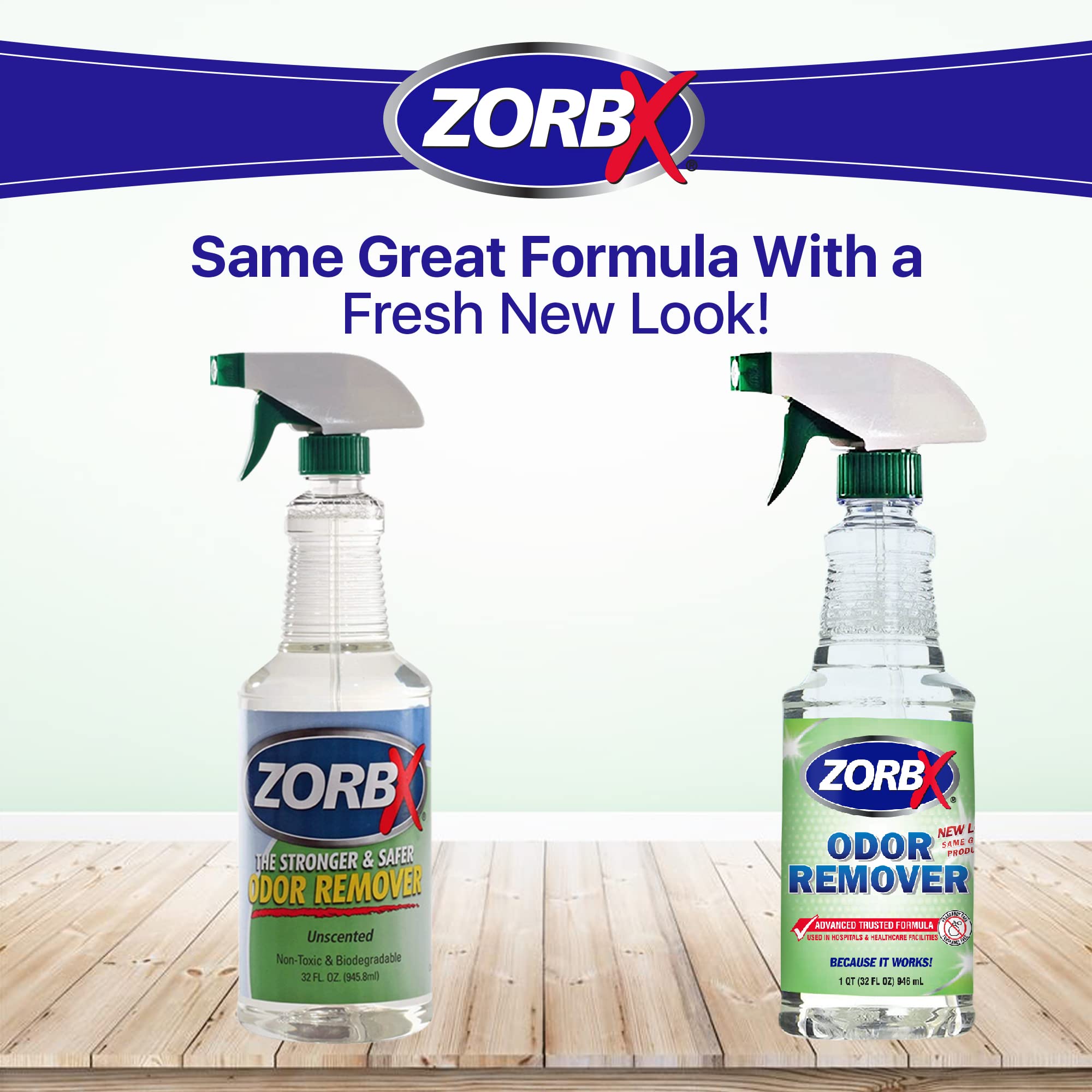 Zorbx Unscented Odor Remover Spray - Perfect Solution For Strong Odor | Advanced Trusted Formula & Fast-Acting Odor Eliminator For Dog, Cat, Puppy (32Oz.)