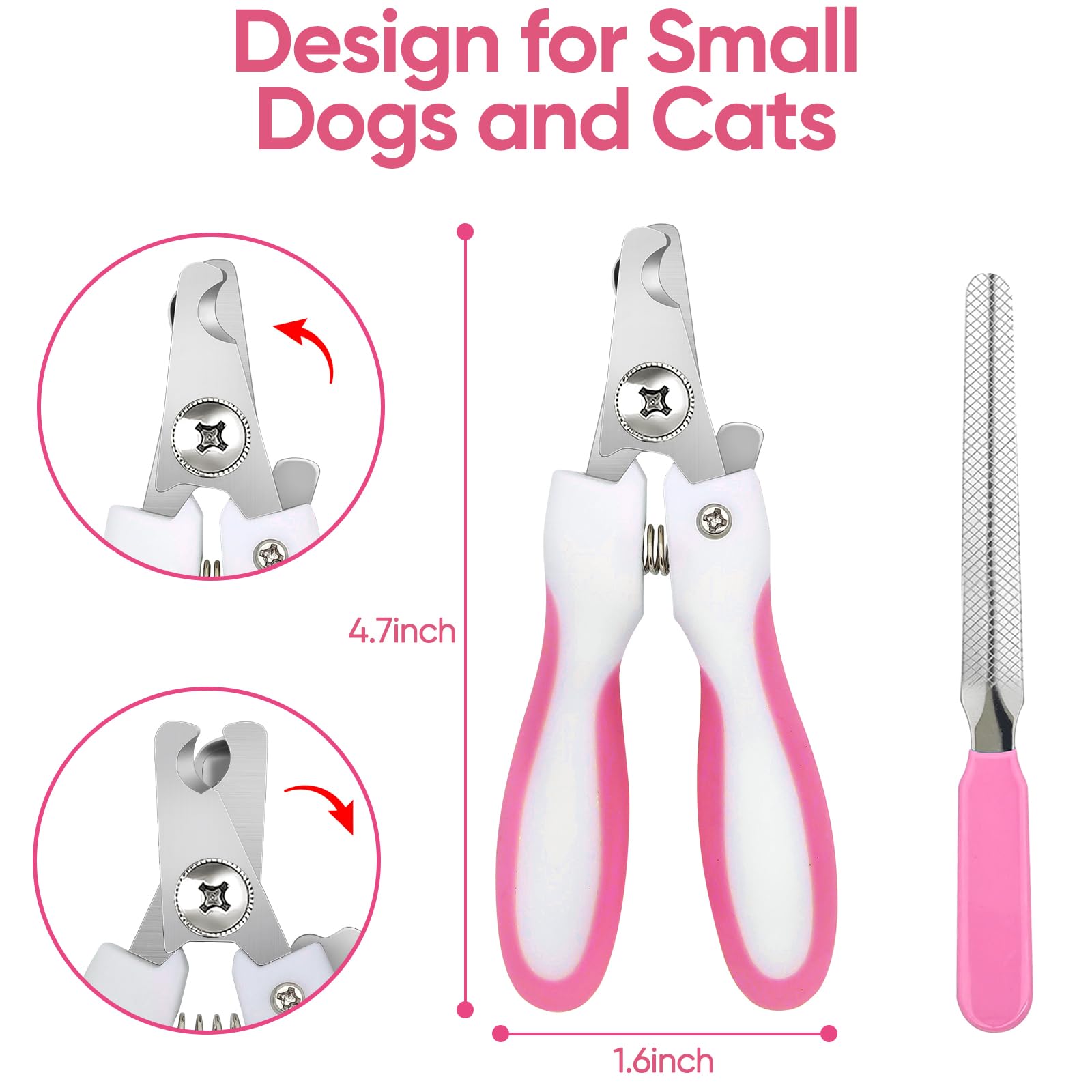Dog Grooming Scissors With Safety Round Tip Pet Grooming Scissors Kit Dog Shears Kit Incudes Thinning Curved Straight Grooming S