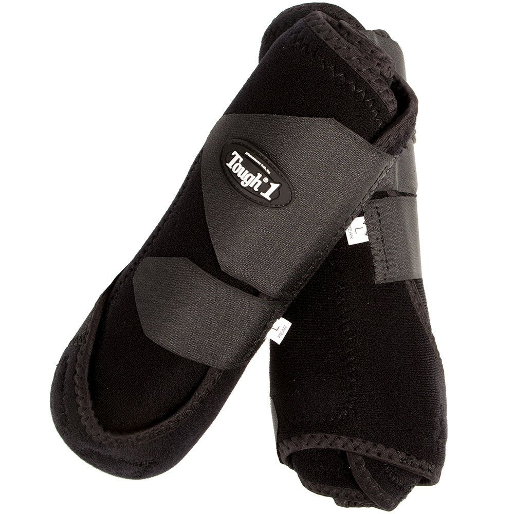 Tough 1 Extreme Vented Sport Boots Set, Black, Medium