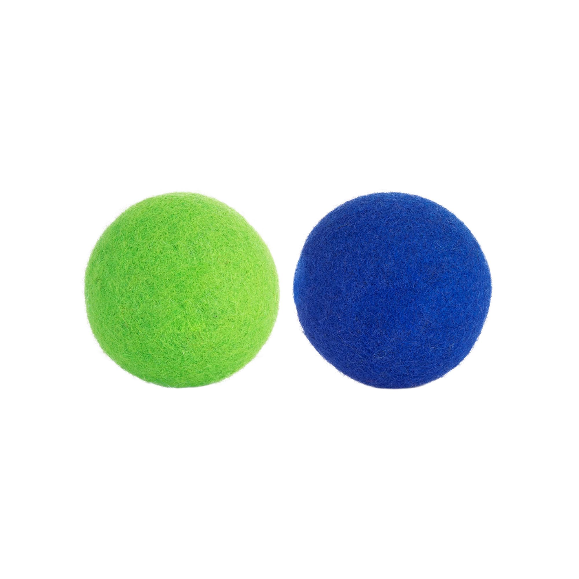 JW Wool-EE Ball Small (2 Pack) Handmade 100% Wool All Natural Dog Toy for Fetch