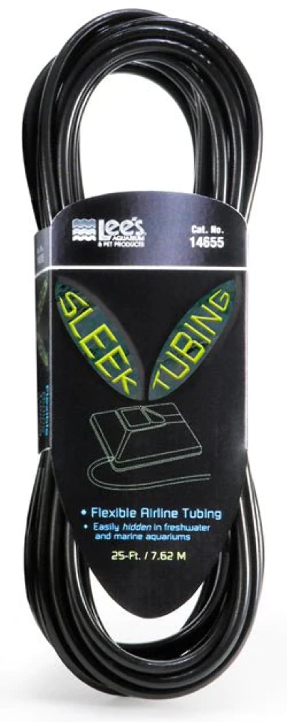 Lees Sleek Airline Tubing, 25-Foot, Black