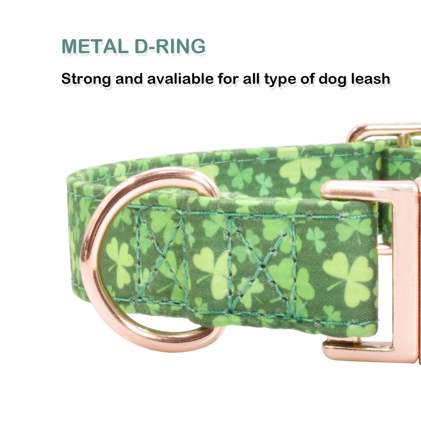 Cotton Dog Collar Metal Buckle Daisy Summer, Cute Adjustable Dog Collar Soft For Small Medium Large Boys Girls Dogs Durable (Fou
