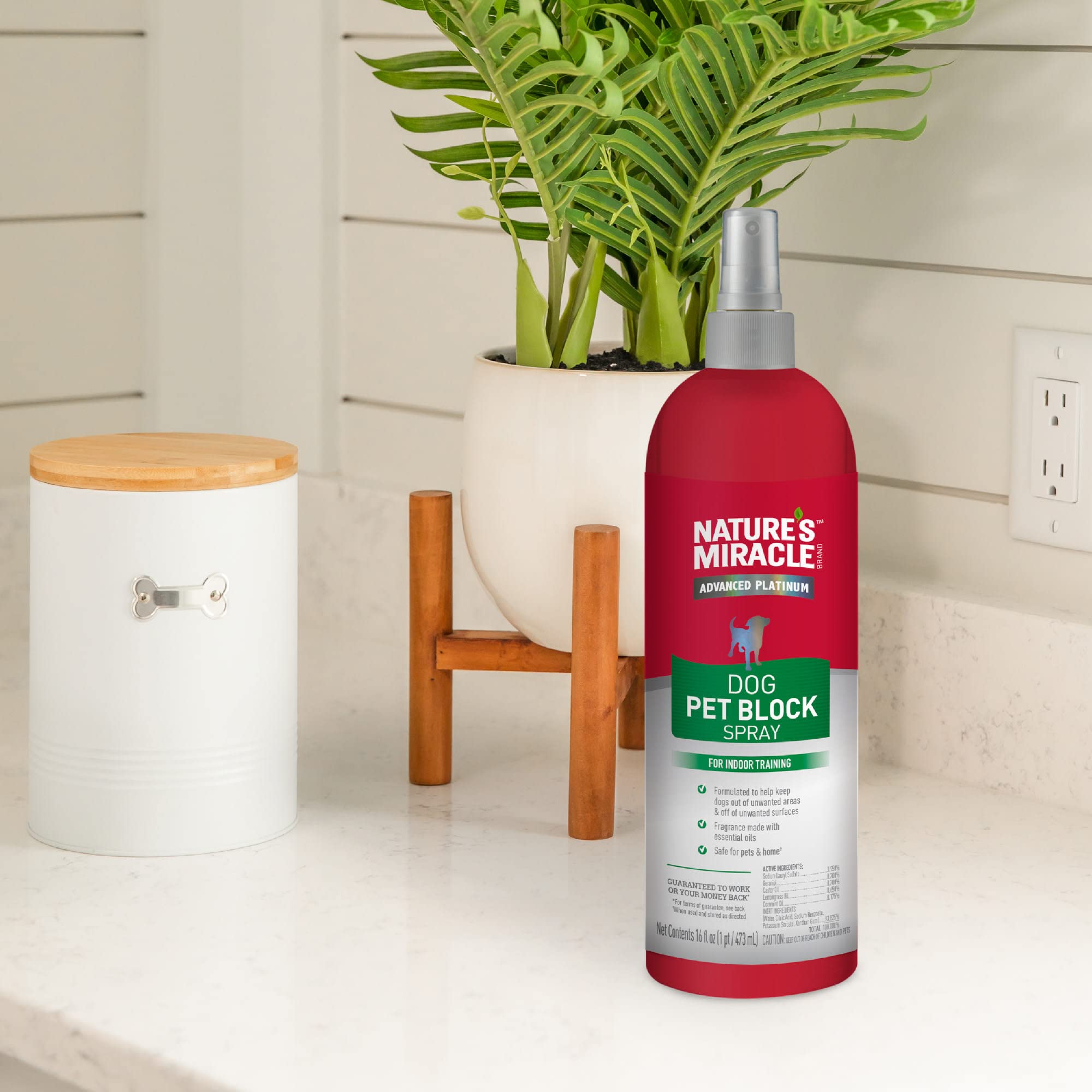 Natures Miracle Advanced Platinum Dog Pet Block Repellent Spray 16 Fl Oz (Pack of 1)