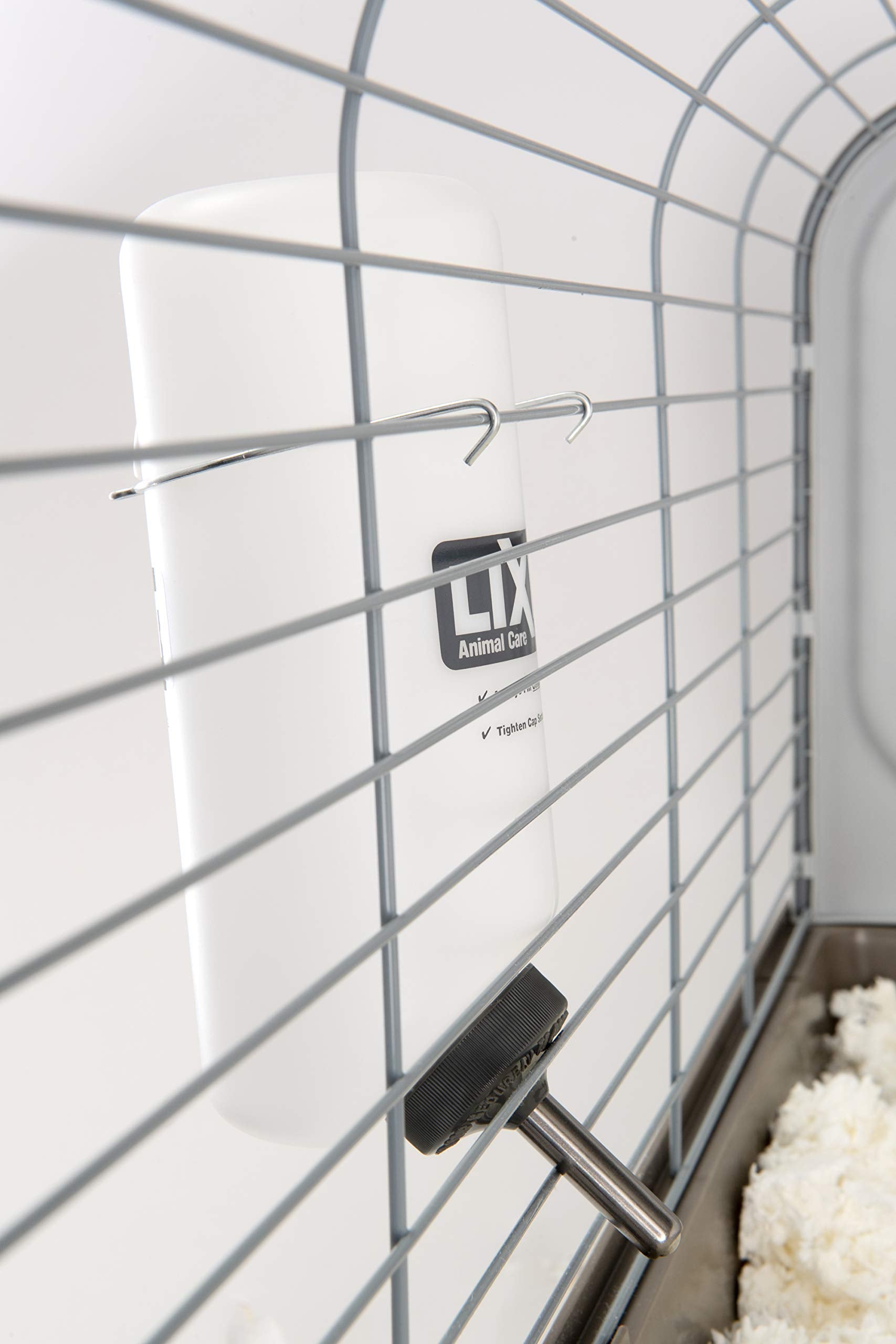 Lixit Wide Mouth Bpa-Free Cage Water Bottles For Rabbits, Ferrets, Guinea Pigs, Rats, Chinchillas, Hamsters, Mice, Hedgehogs, Gerbils And Other Small Animals. (Translucent, 32 Ounce)