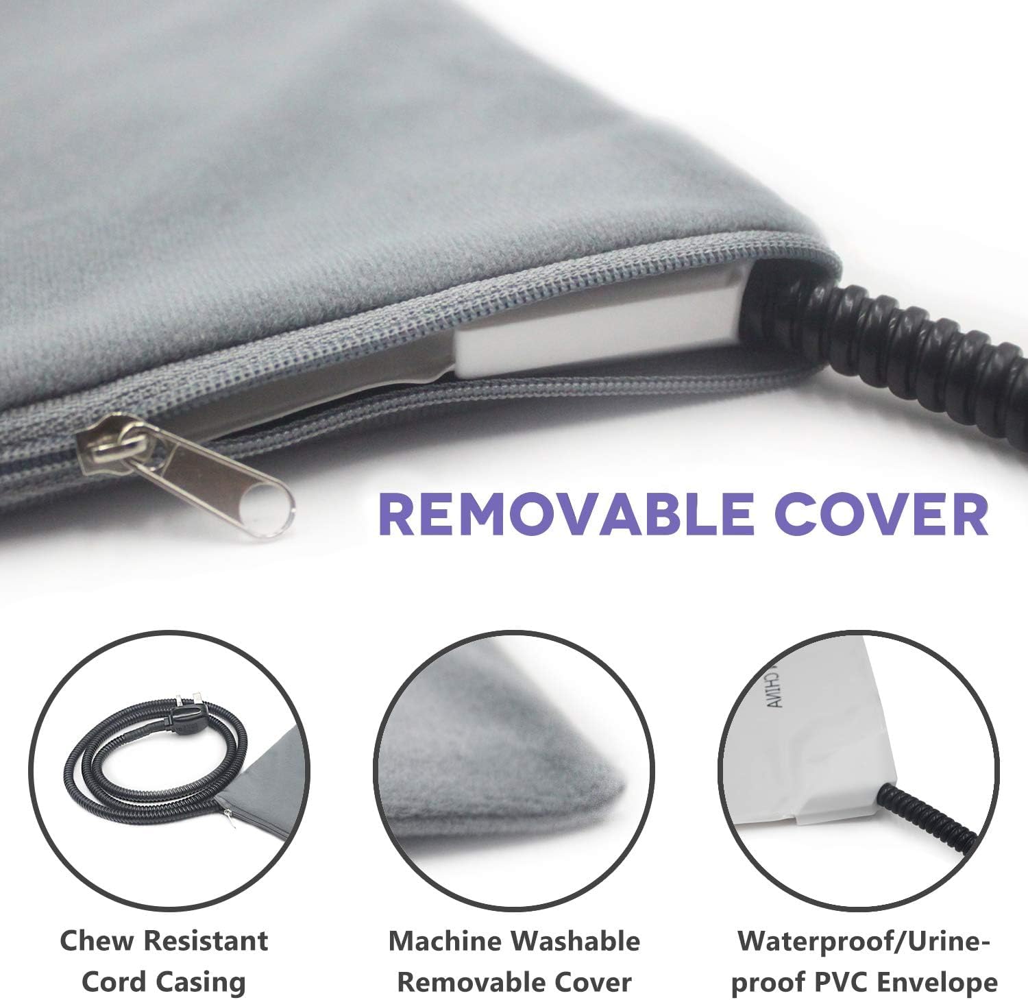 Outdoor Pet Heating Pad For Cats, Pet Heating Pad For Cats Outside, Waterproof Cat Warming Pad, Heated Cat Dog Bed Electric Heat