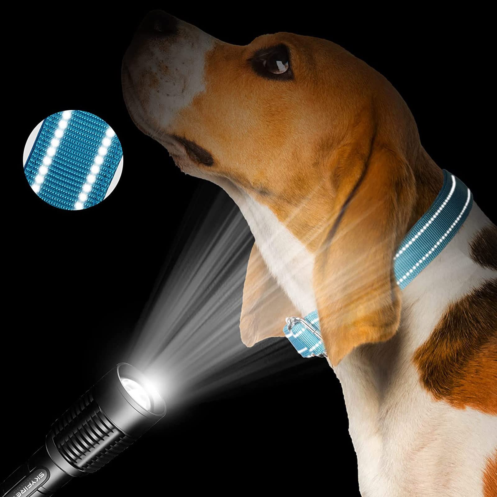 Cunno 12 Pcs Martingale Collar for Medium Dogs Reflective Dog Collar with Durable Metal Buckle Adjustable Nylon Pet Prevent Slip