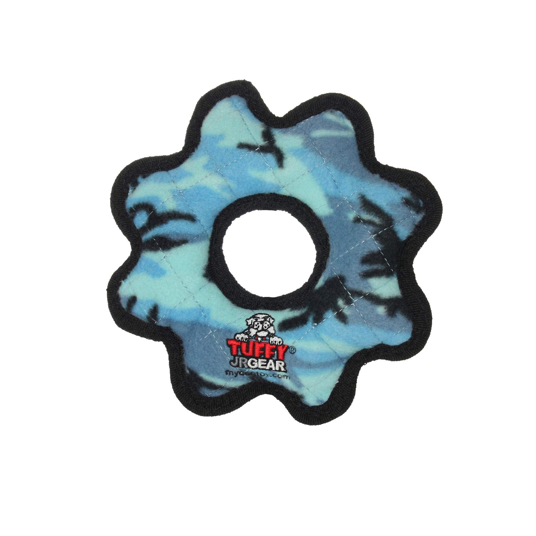 TUFFY- World s Tuffest Soft Dog Toy- Ultimate Gear Ring-Squeakers-Multiple Layers.Made Durable,Strong & Tough.Interactive Play(