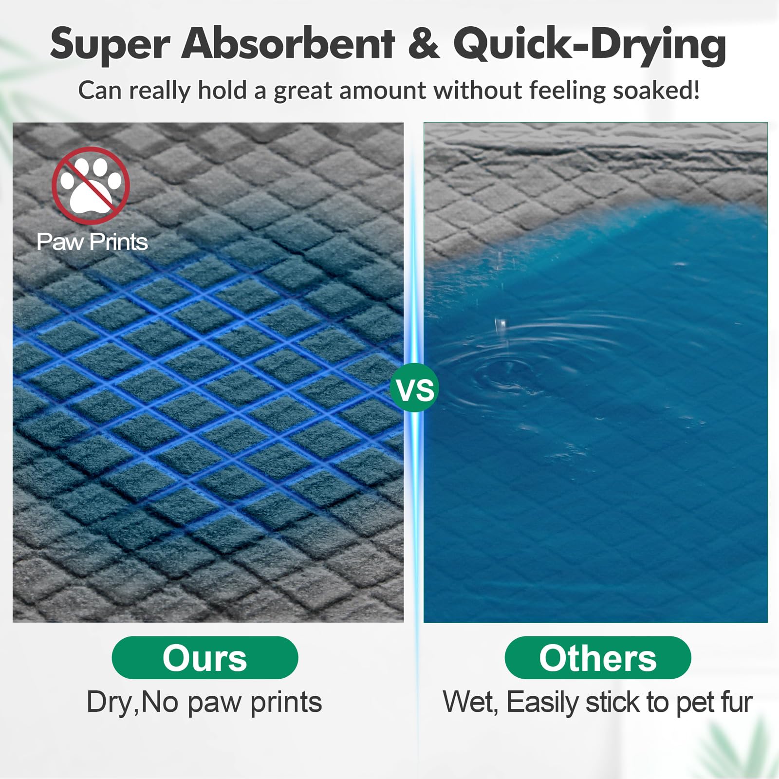 Upgraded Charcoal Puppy Pads, Thicken XXL 36x36 Pee Pads for Dogs, Super Absorbent Up to 12Cup, Odor Control & Leak Proof Dog Tr