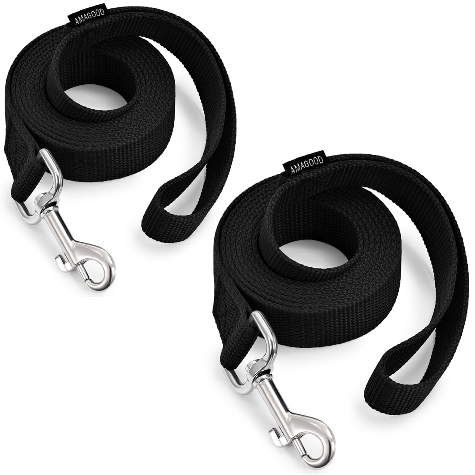 Amagood 6 Ft Cat Leash, Strong And Durable Traditional Style Leash With Easy To Use Collar Hook,Cat Lead Great For Cats (1'' X 6