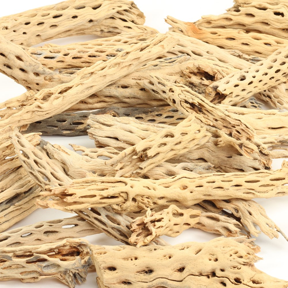 Koyal Wholesale Natural Cholla Wood Aquarium Branches, Airplants Decor, Reptile Perch, Natural Home Decoration, (2Lb Bag)