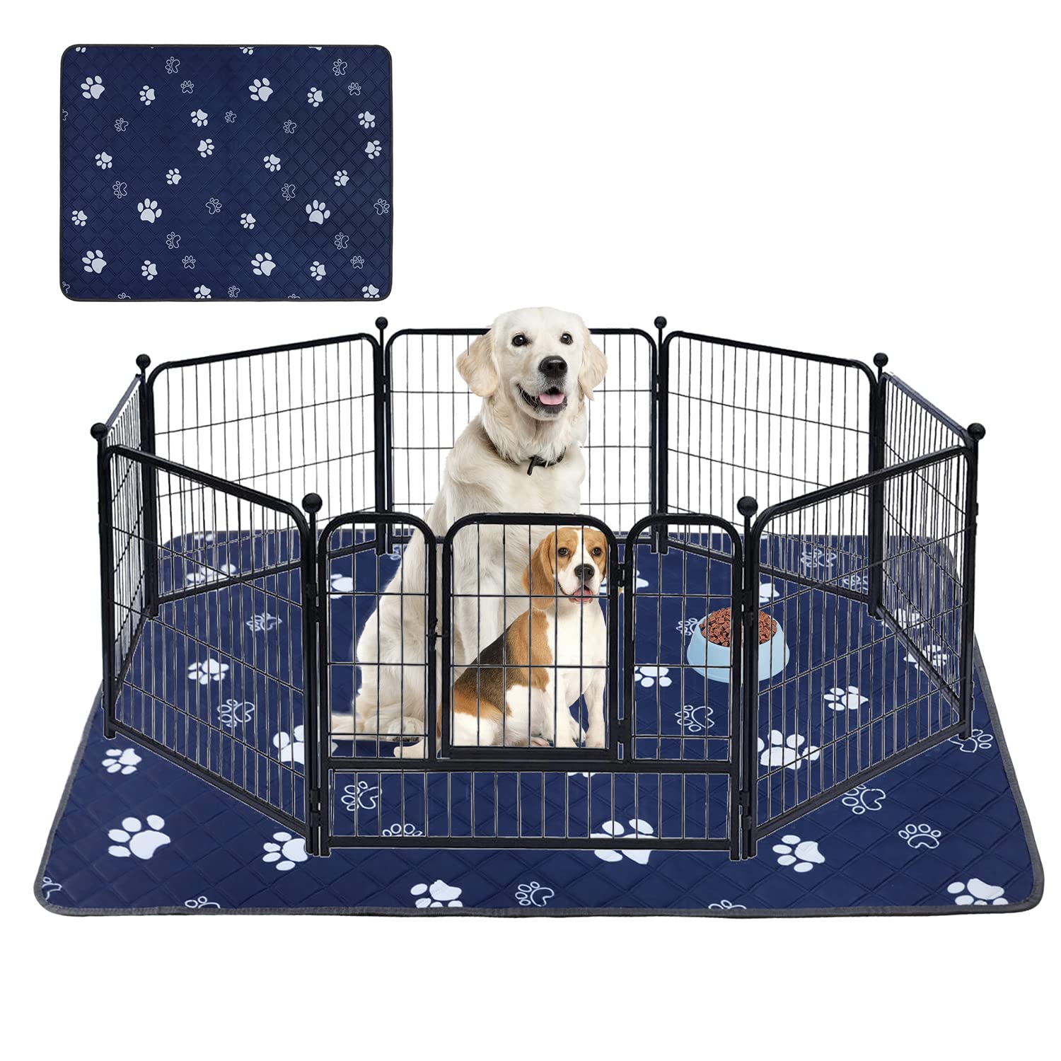 Washable Pee Pads for Dogs Extra Large 1 Pack,48*65 Reusable Puppy Pads Pet Training Pads with Great Absorbent,Leakproof Fab