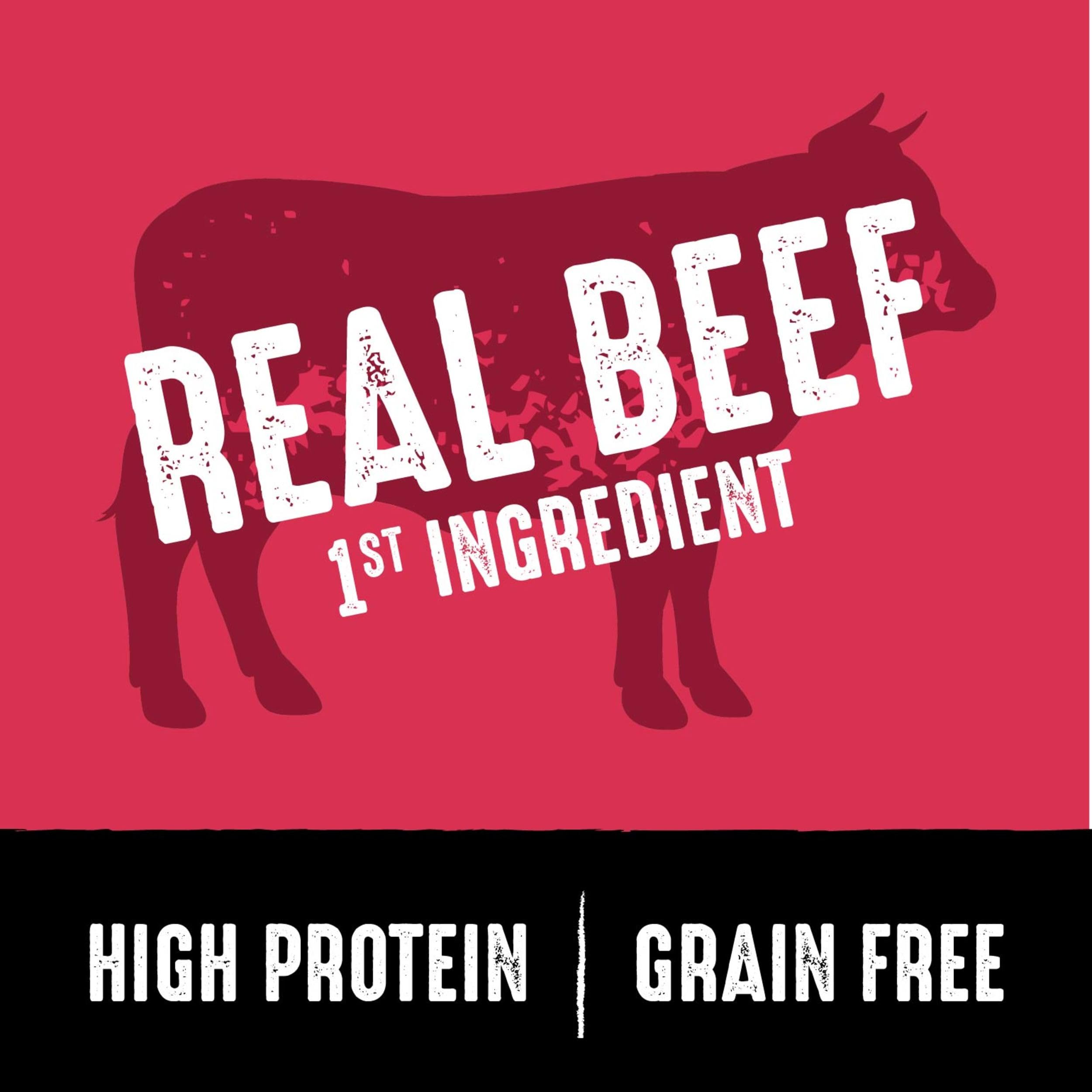 CRAVE Grain Free High Protein Adult Dry Dog Food, Beef, 12 lb. Bag
