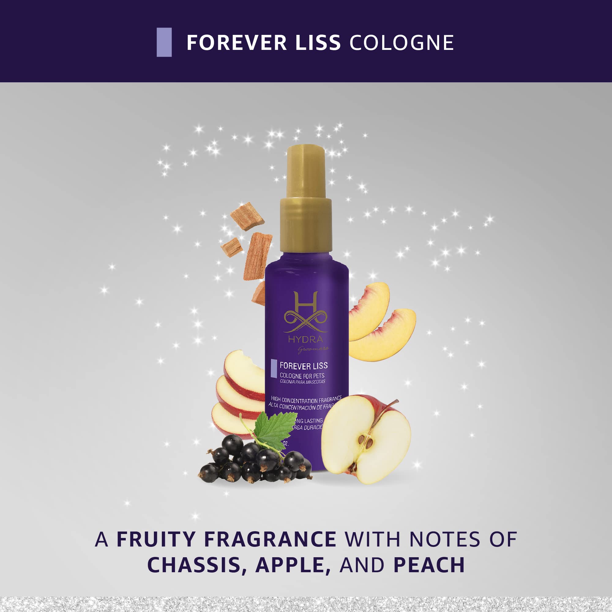 Hydra Forever Liss Cologne, Long-Lasting Cat And Dog Perfume, 4.4 Fl Oz