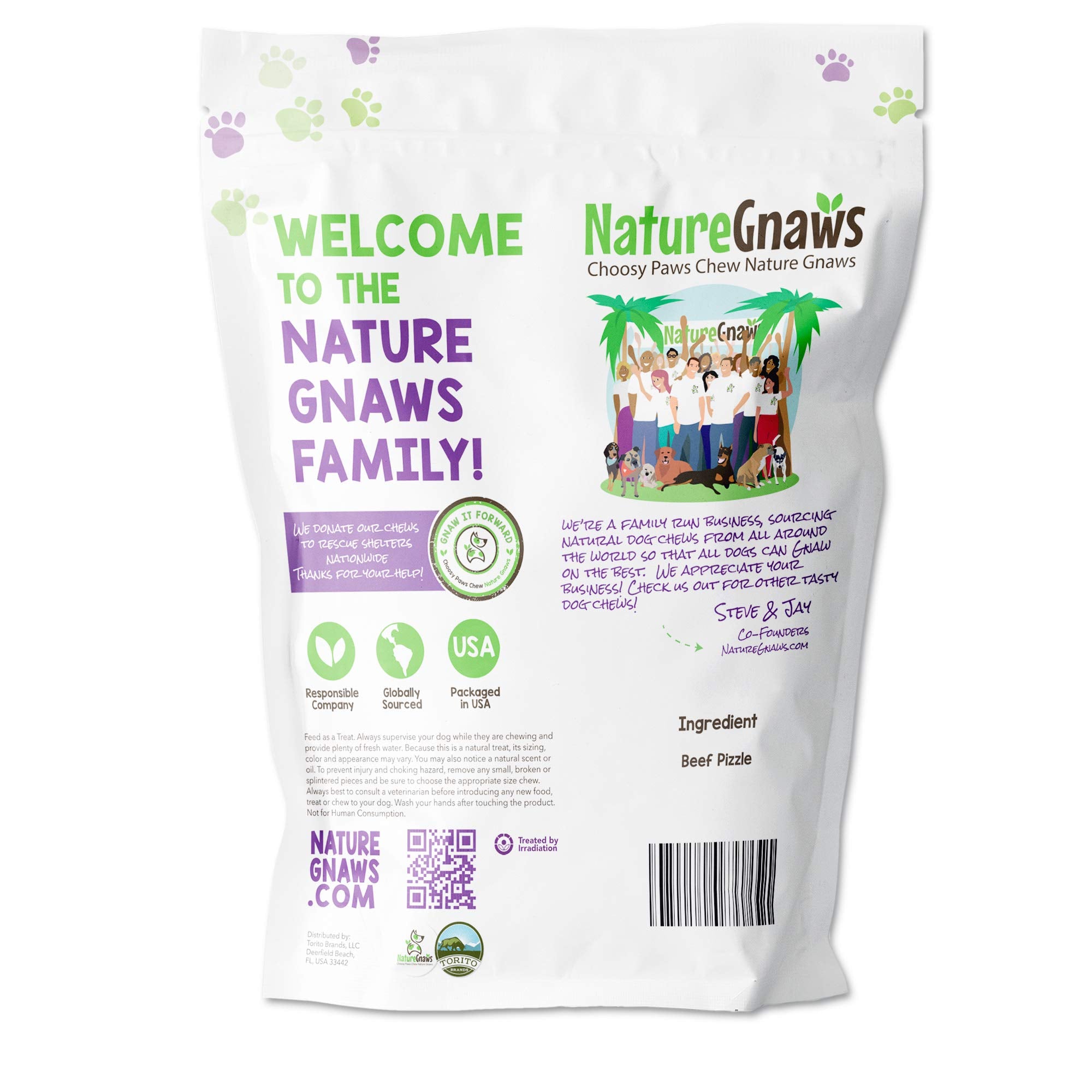 Nature Gnaws Small Bully Sticks for Dogs - Premium Natural Beef Dental Bones - Long Lasting Dog Chew Treats for Small Dogs & Pup