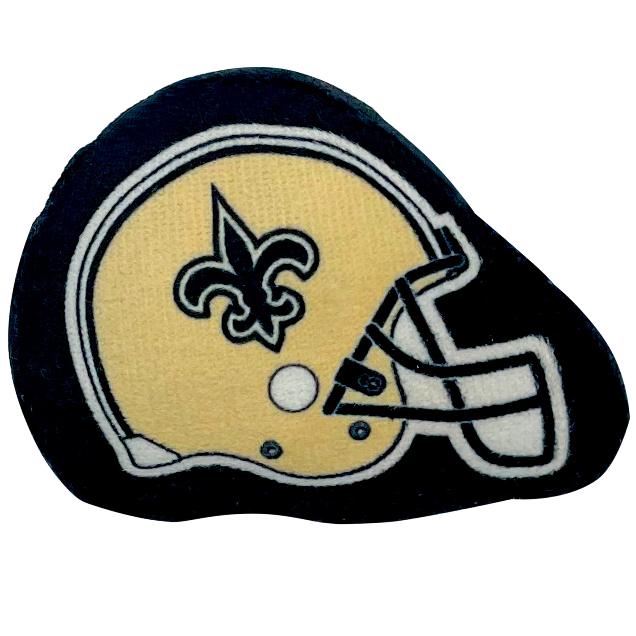 Pets First NFL New Orleans Saints Cat Toy Set - Plush, 3 Pieces, Fresh Catnip, Includes Helmet, Football, Beer Bottle