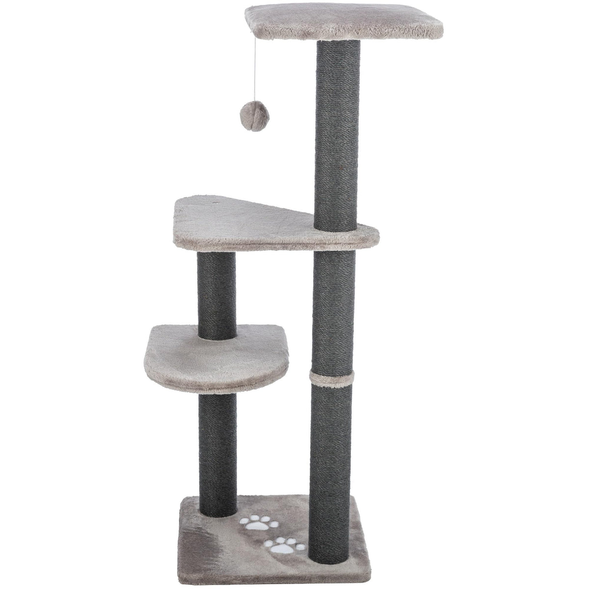 Trixie Pet Products Altea Cat Tree (Beige With Paw Prints), Large (16 X 16 X 46 In.) (43884)