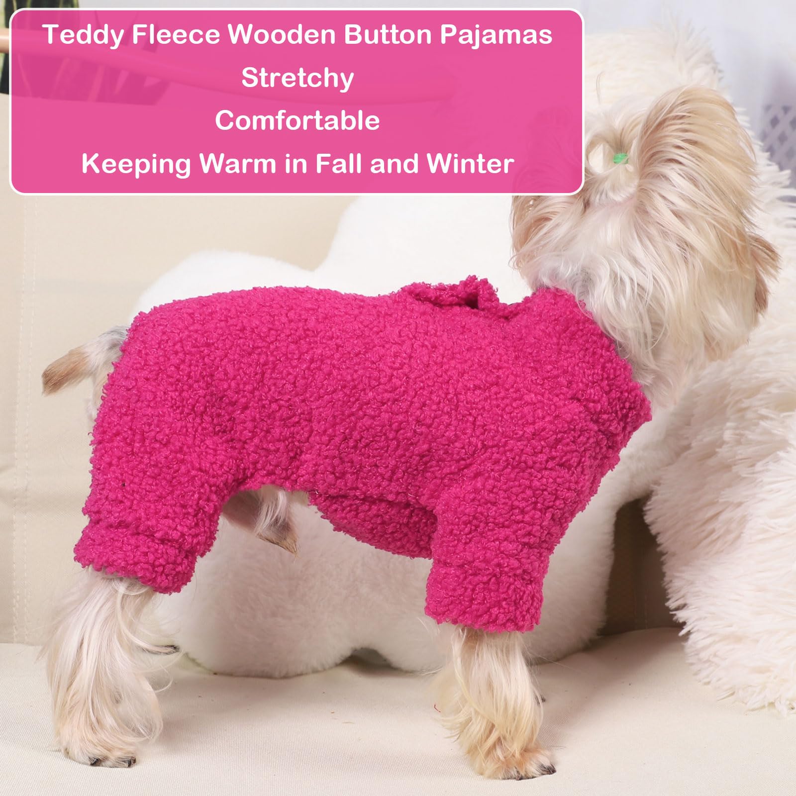 Dog Pajamas Small Sized Dog Boy Girl Fleece Valentine'S Day Dog Sweater Puppy Clothes Jammies 4 Leg Dog Pjs For Chihuahua Yorkie