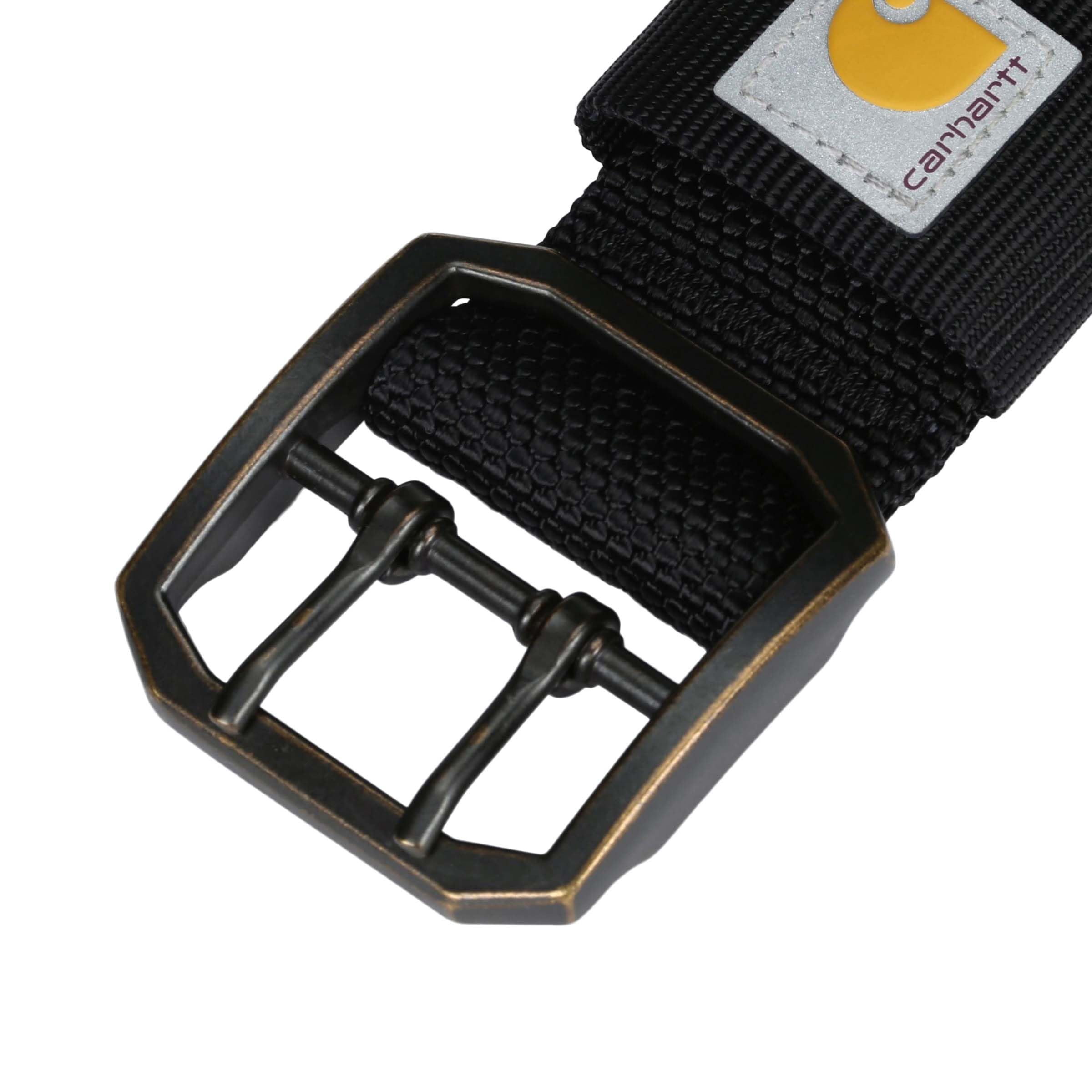 Carhartt Pet Fully Adjustable Wide Webbing Collar for Dogs, Heavy Duty Nylon for Walking & Training, Black, Large