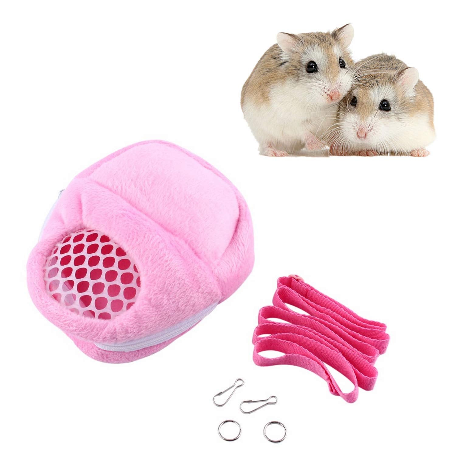 Pet Dog Carrier Bags,Portable African Hedgehog Hamster Breathable Bags,Handbags,Puppy Cat Travel Backpack(S Size:17X12Cm/6.7X4.7Inch)