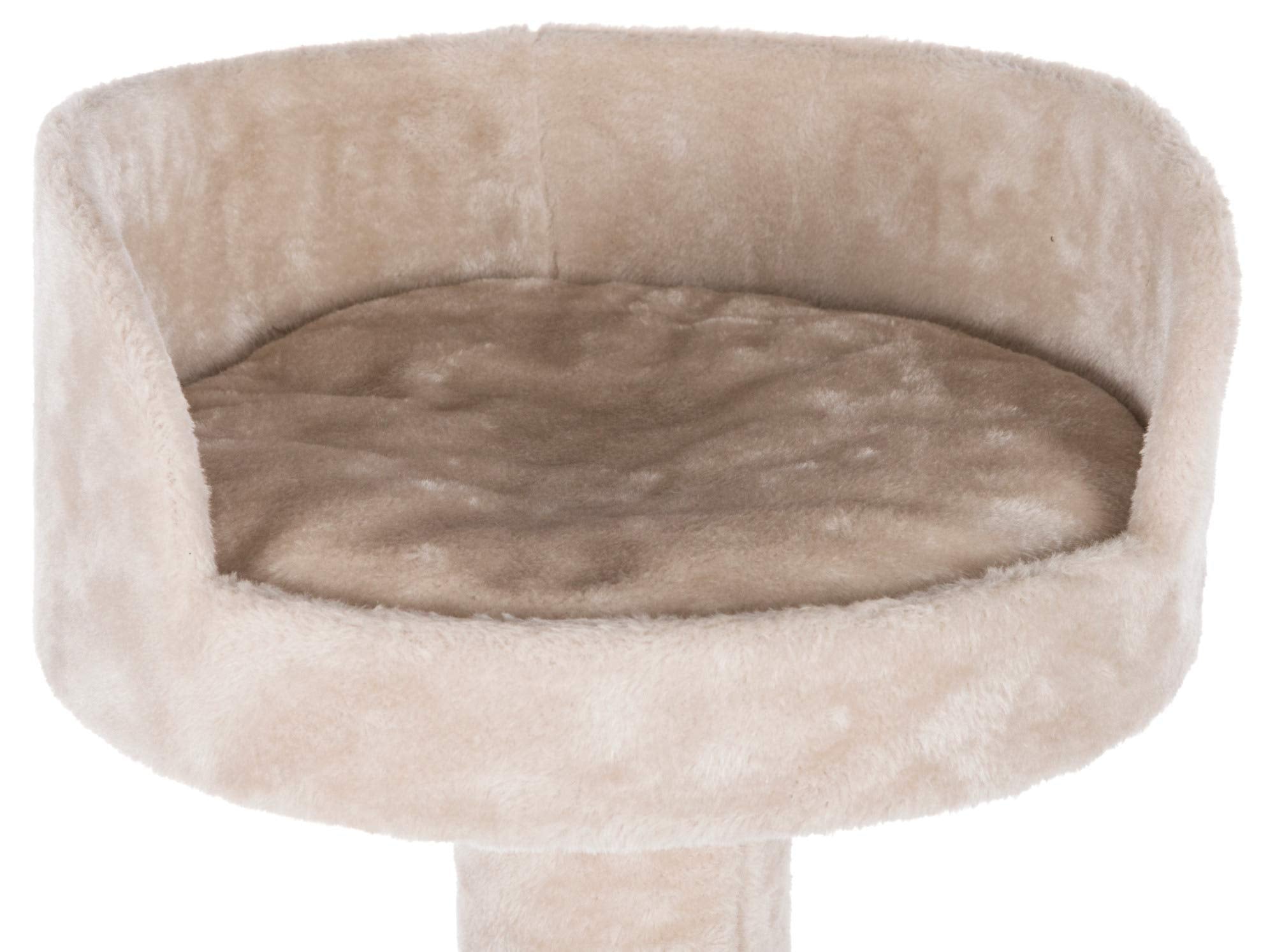 Trixie Tulia Senior Cat Tree With Scratching Posts, Four Platforms, Padded Top Platform, Cream Medium