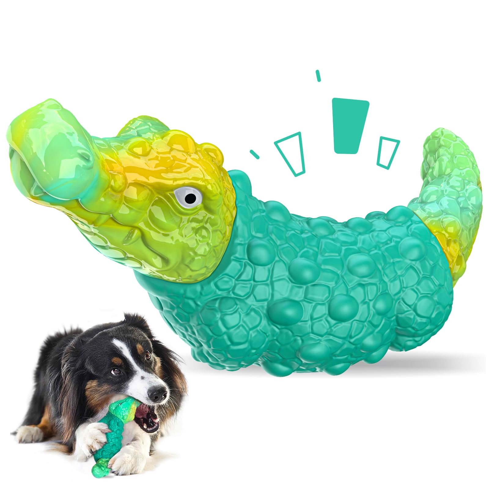Tooptate Dog Toys For Aggressive Chewers - Indestructible Dog Toy Squeaky Chew Toys To Keep Them Busy For Large And Medium Breed