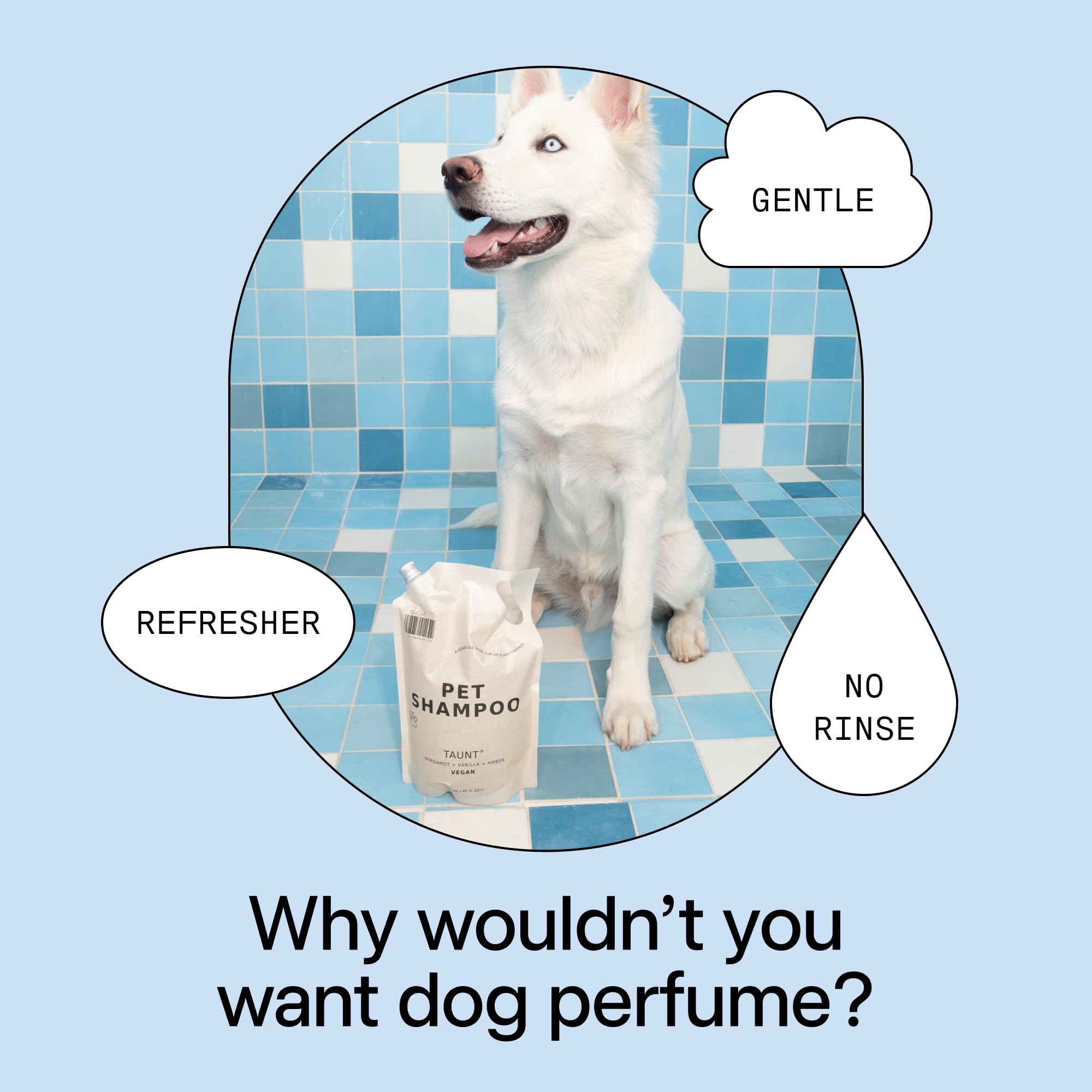 Dedcool Pet Shampoo (01 Taunt, 16.9 Oz) Tear-Free, For Sensitive Skin, Hypoallergenic, Dry Skin & Itch Relief, Deodorizing Shamp