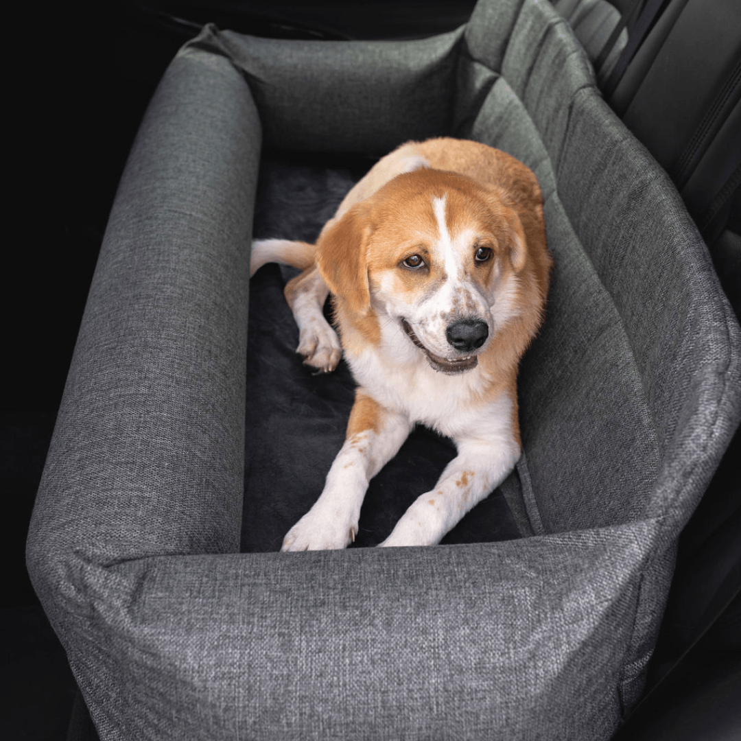 PupProtector Performance Tweed Memory Foam Dog Car Bed