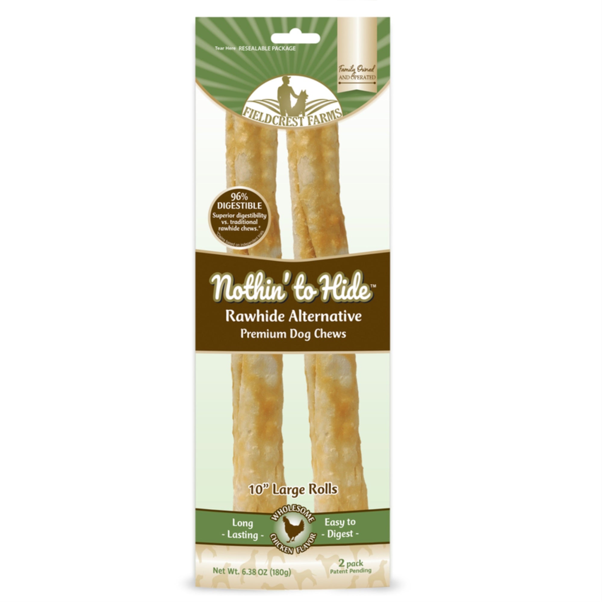 Chews Dog Chkn 10Inch Inch  2Pk L (Pack Of 1)