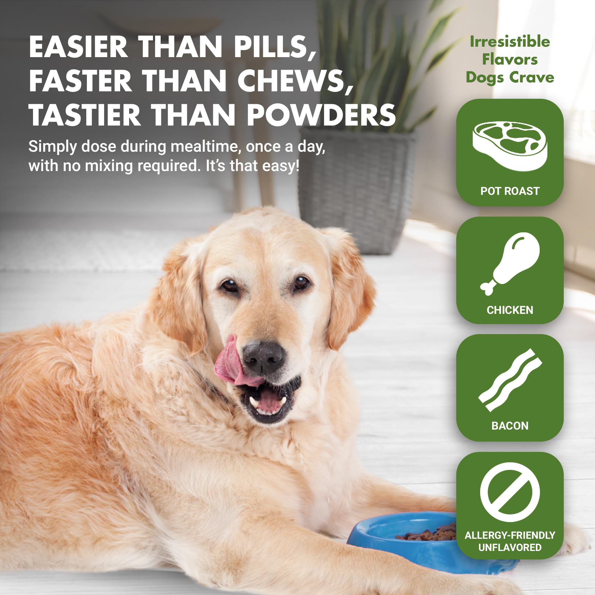 Liquid-Vet K9 Hip & Joint Advanced Formula, Chicken Flavor, 8 oz Bogo Trial Pack