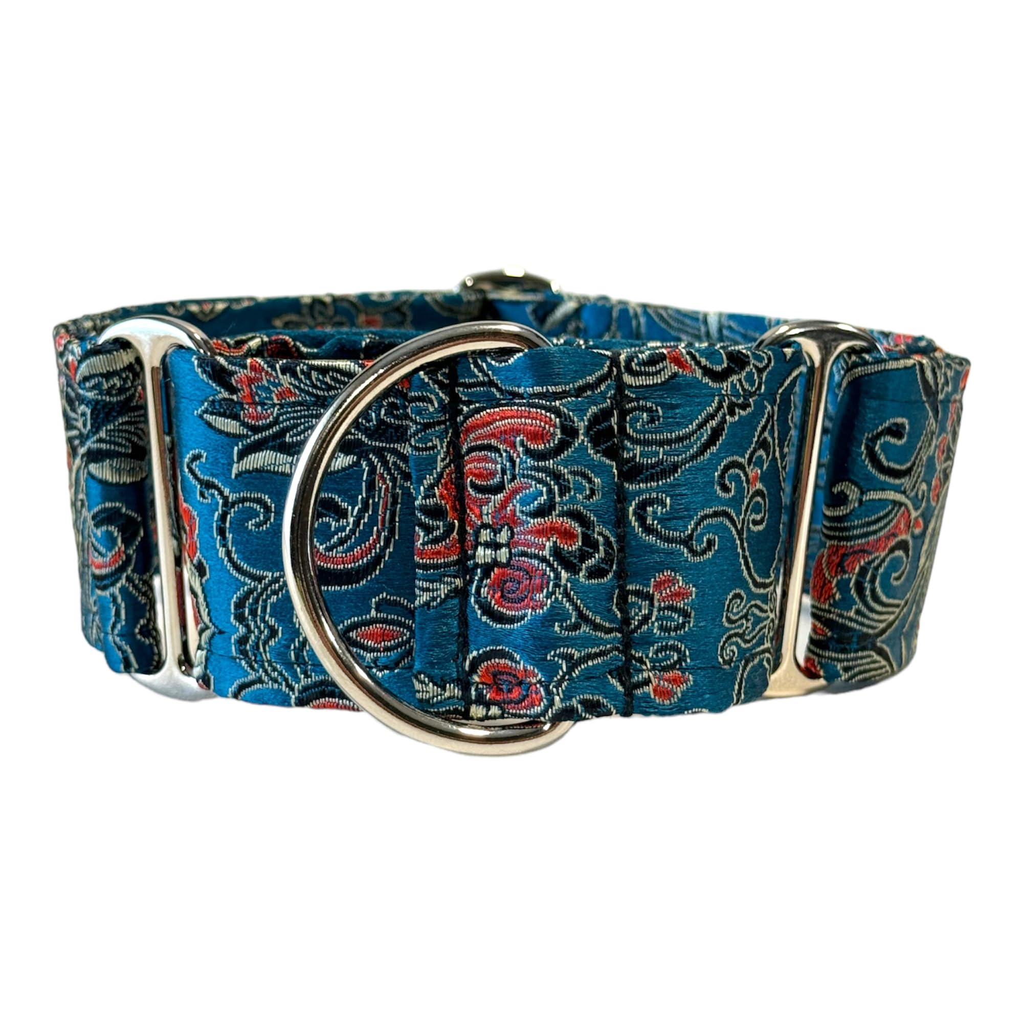 Extra Soft Martingale Dog Collar For Greyhound Saluki Whippet And Other Breeds With Similar Neck 2'' Wide (Xl 17''-22'')