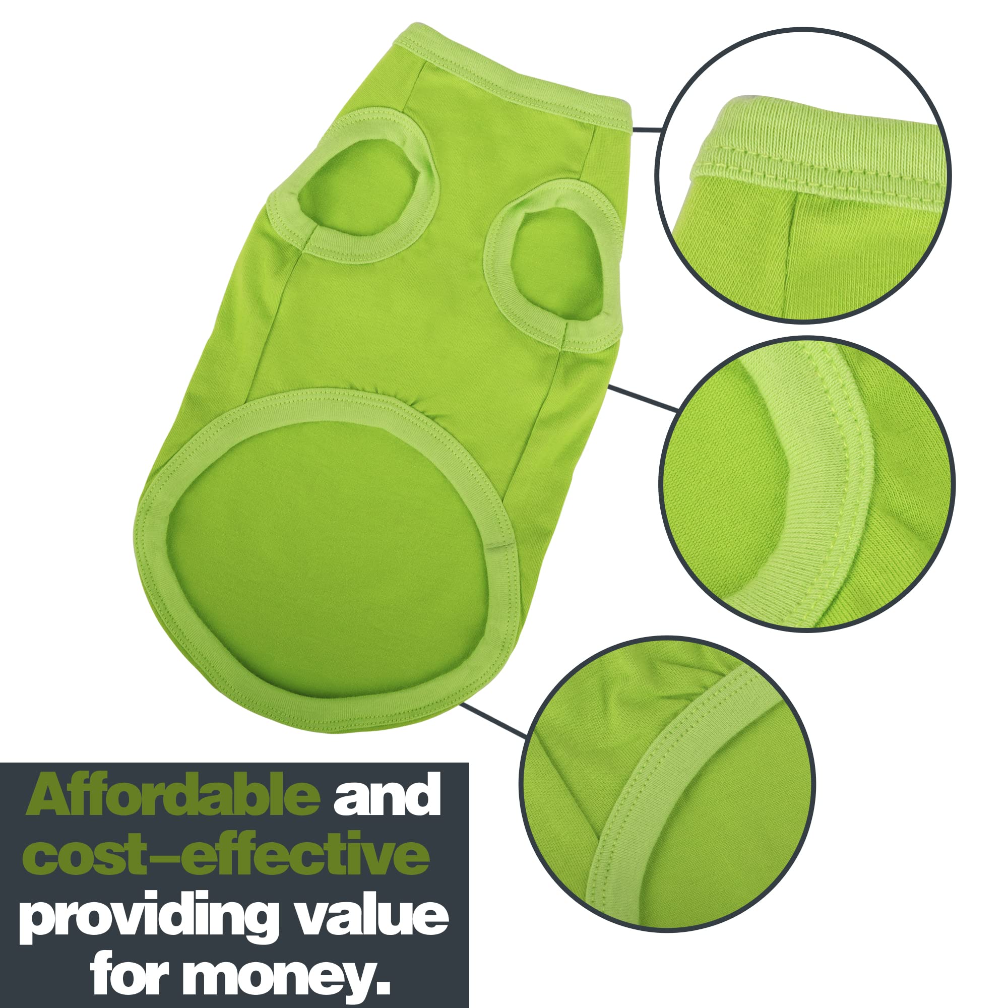 Elevate Your Dog'S Fashion With Colorful And Breathable Sleeveless Cotton Shirts! Perfect Pet Apparel For Small To Medium Dogs -