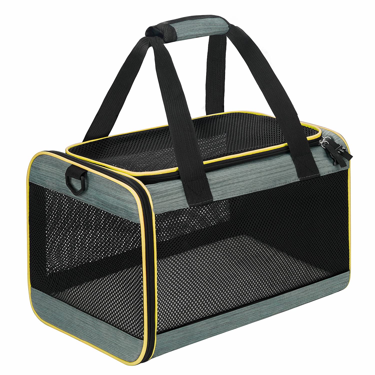 Cat Carrier Airline Approved Pet Carrier,Dog Carrier Soft-Sided Pet Travel Carrier Maximum Pet Weight 17 Pounds 17.5X10 X10