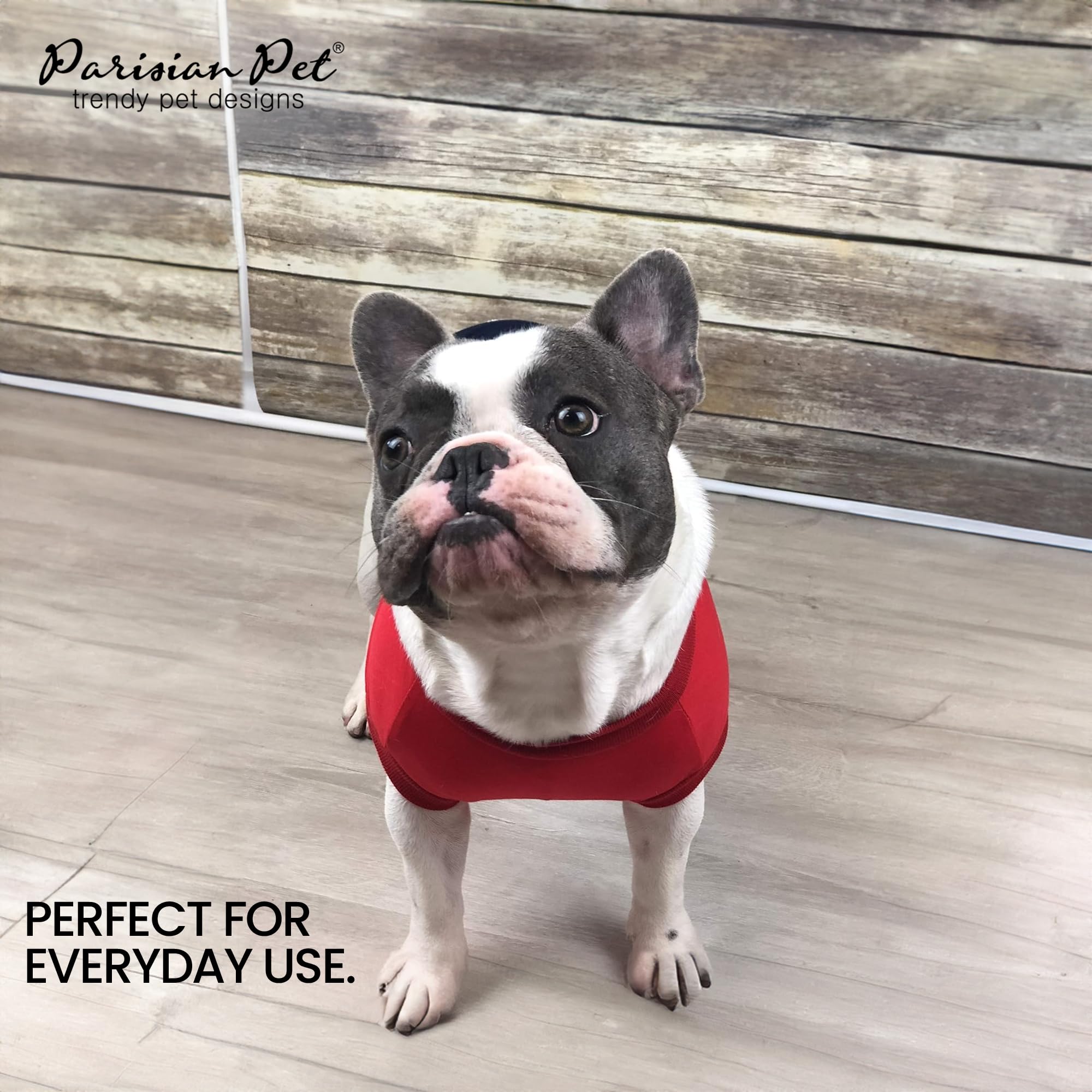 Parisian Pet Embroidered Worlds Champion' Sleeveless Color Block Machine Washable Dog Tee Shirts - Xl