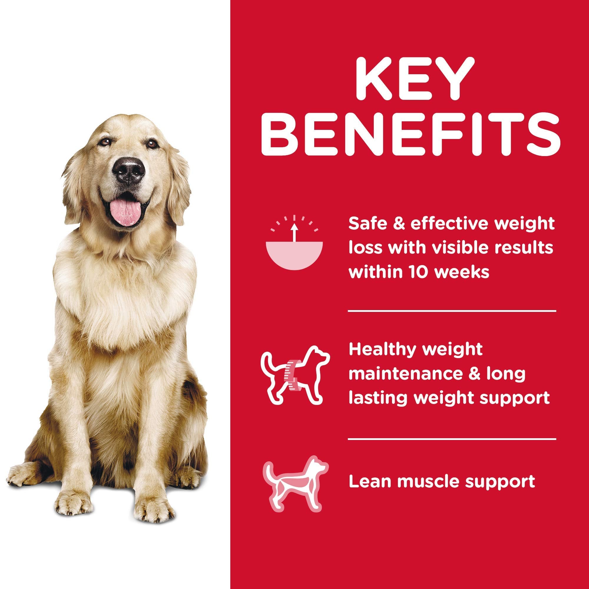 Hills Science Diet Perfect Weight, Adult 1-6, Weight Management Support, Dry Dog Food, Chicken Recipe, 4 lb Bag