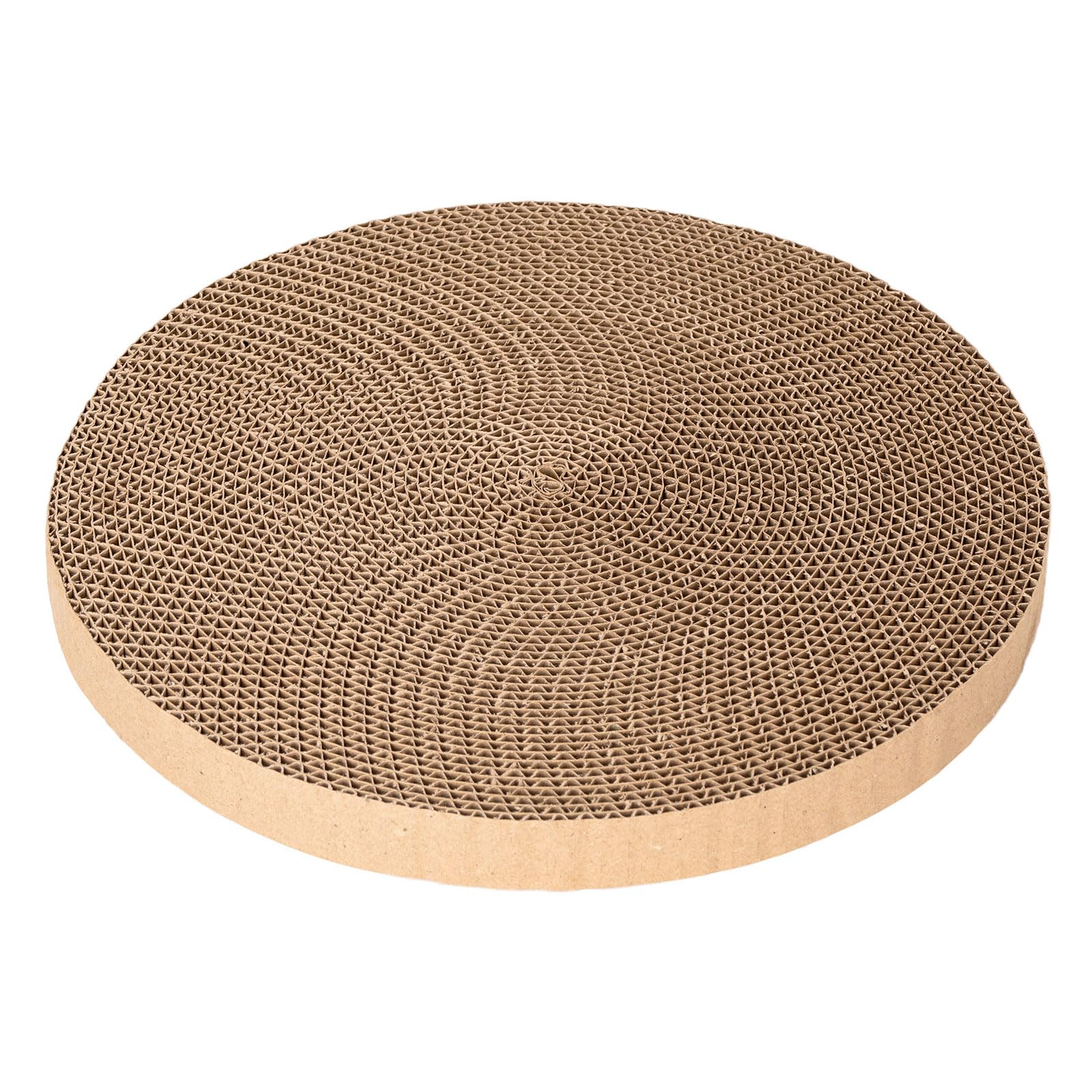 Round Cat Scratcher Refill 10 Inch Diameter 7/8 Inch Thickness Scratcher Replacement Pads Cat Scratching Board Circle Scratcher 
