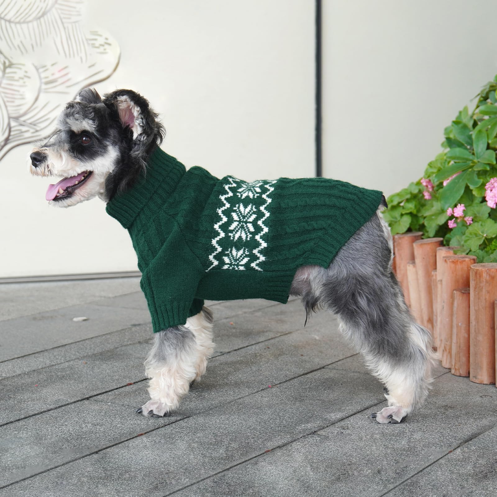 Kuoser Dog Sweater Xl, Dog Sweaters For Large Dogs Boy Girl, Warm Pullover Dog Cable Knitwear For Christmas, Winter Dog Clothes