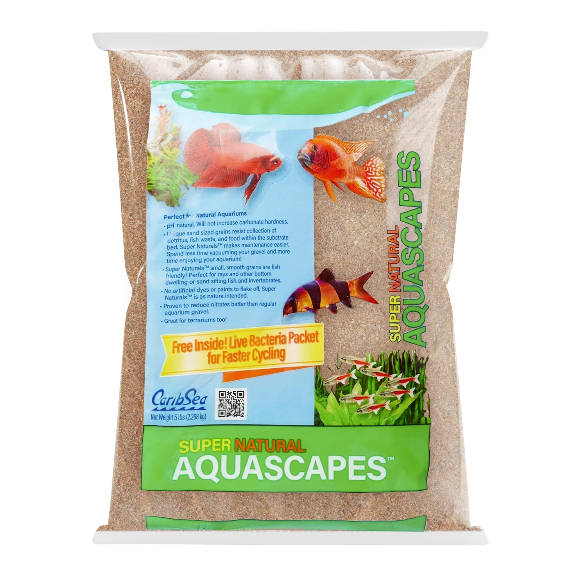 CaribSea Super Naturals Aquascape Sunset Gold - 10 lb - Natural Substrate for Freshwater Aquariums, Perfect for Aquascaping & Cr