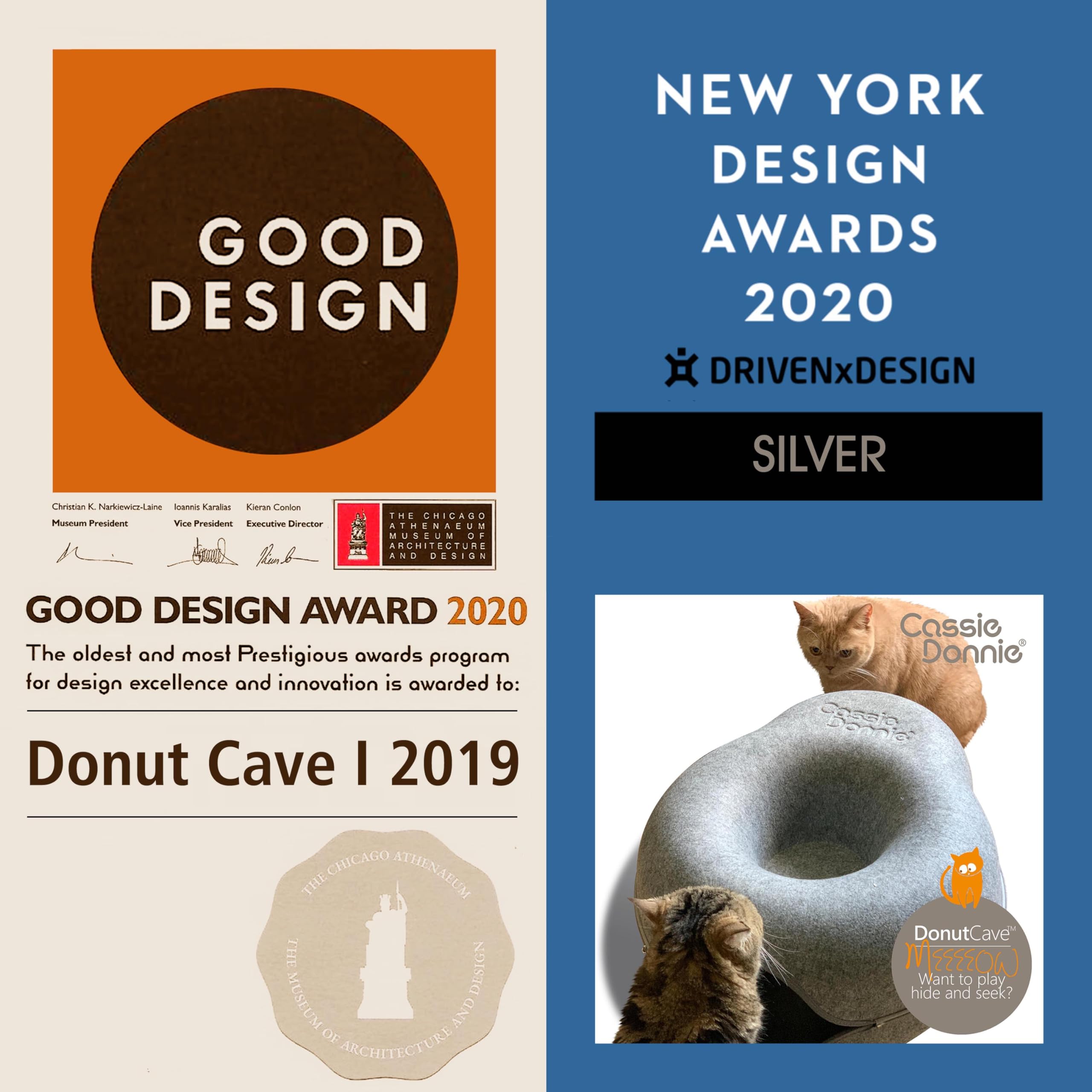 Premium Cat Bed Cavetunnel Hiding Places For Indoor Cats(Large) Houses & Condos. Washable100% Nontoxic Eco-Friendly. Spaciousfor