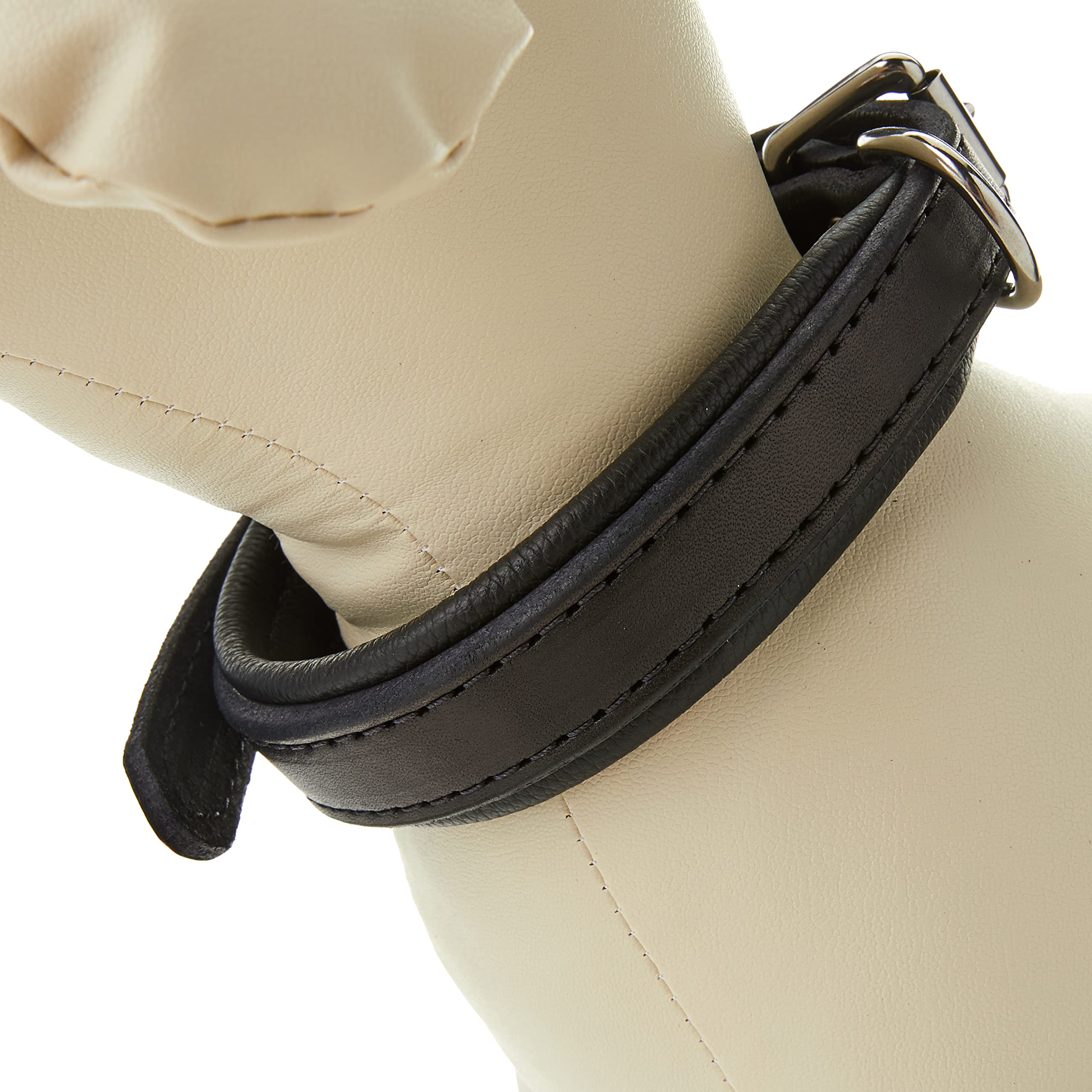 Perris Padded Leather Dog Collar, Havana/Hunter Green, Large1.25 x 25 fitting dogs with 16 - 20 necks