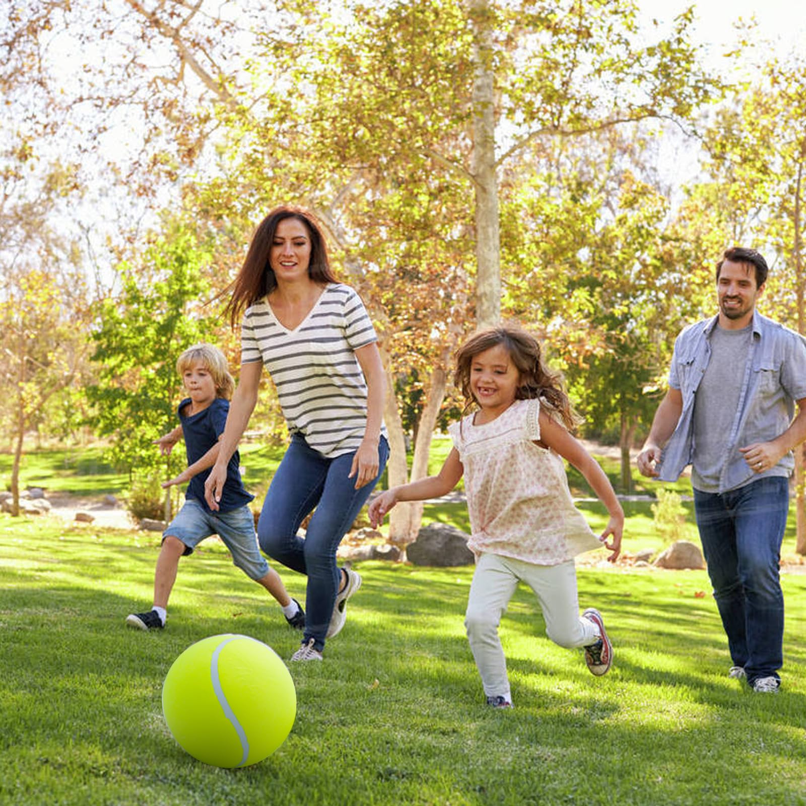 Large Dog Tennis Ball,9.5' Giant Doy Sport Ball Toy,Pet Birthday Gifts Interactive Dog Toys For Small Medium Large Dog