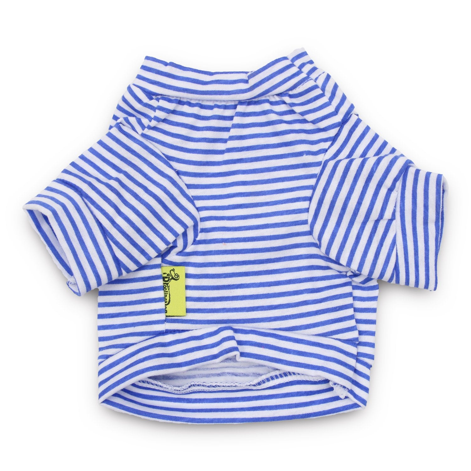 Droolingdog Dog Clothes Pet Striped T-Shirt Plain Puppy Apparel For Small Dogs, Medium, Pack Of 3