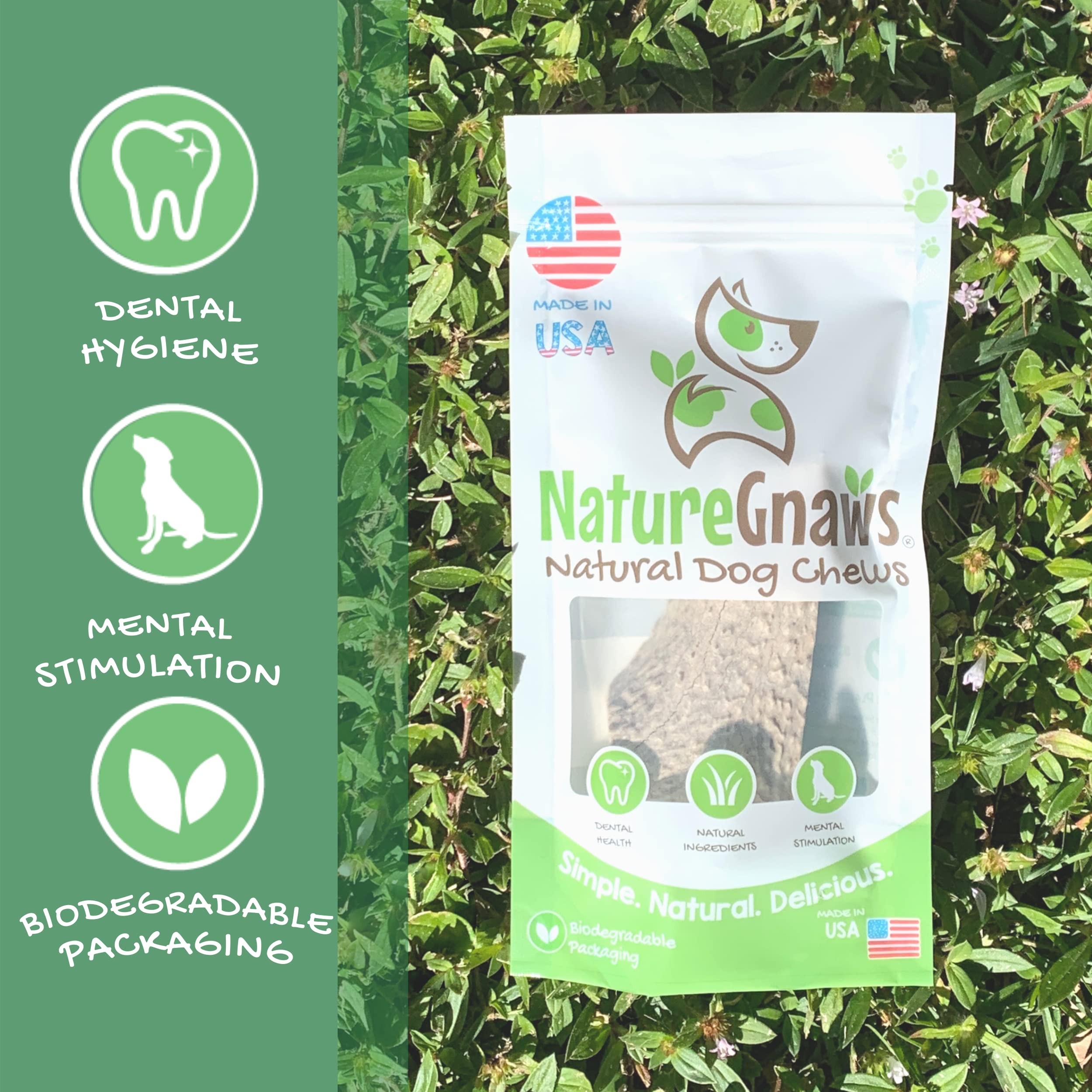 Nature Gnaws Elk Antlers For Large Dogs - Premium Natural Usa Antler - Long Lasting Dog Bones For Aggressive Chewers - Mix Of Split And Whole - 5-8 Inch -Like New