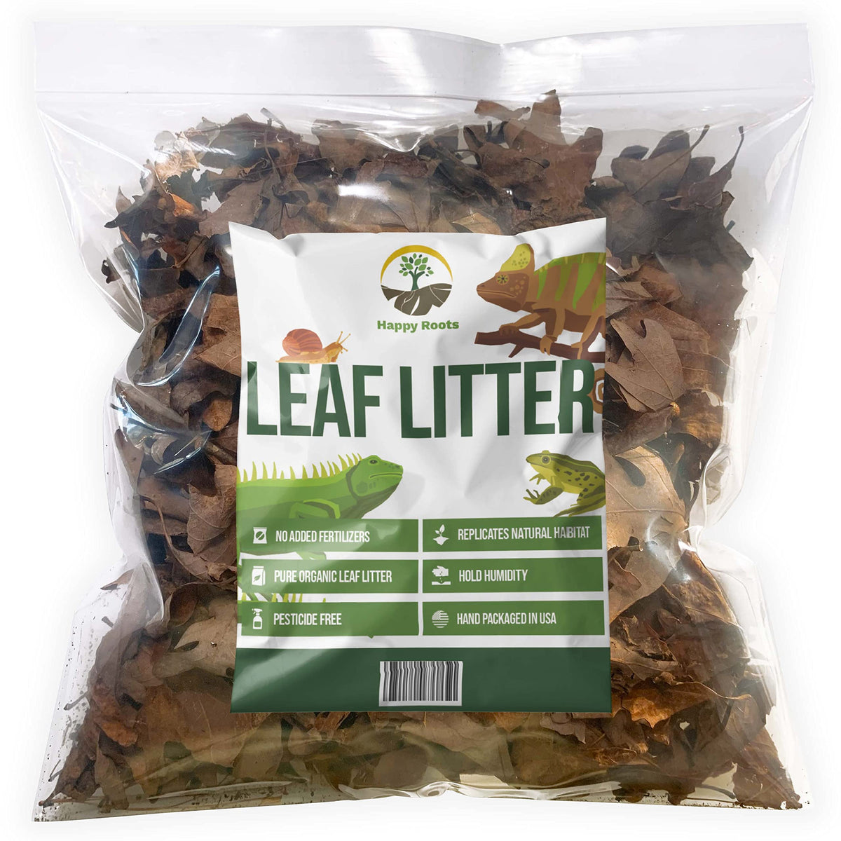Organic Oak Leaf Litter Hand Collected And Packaged. 4 Quarts.