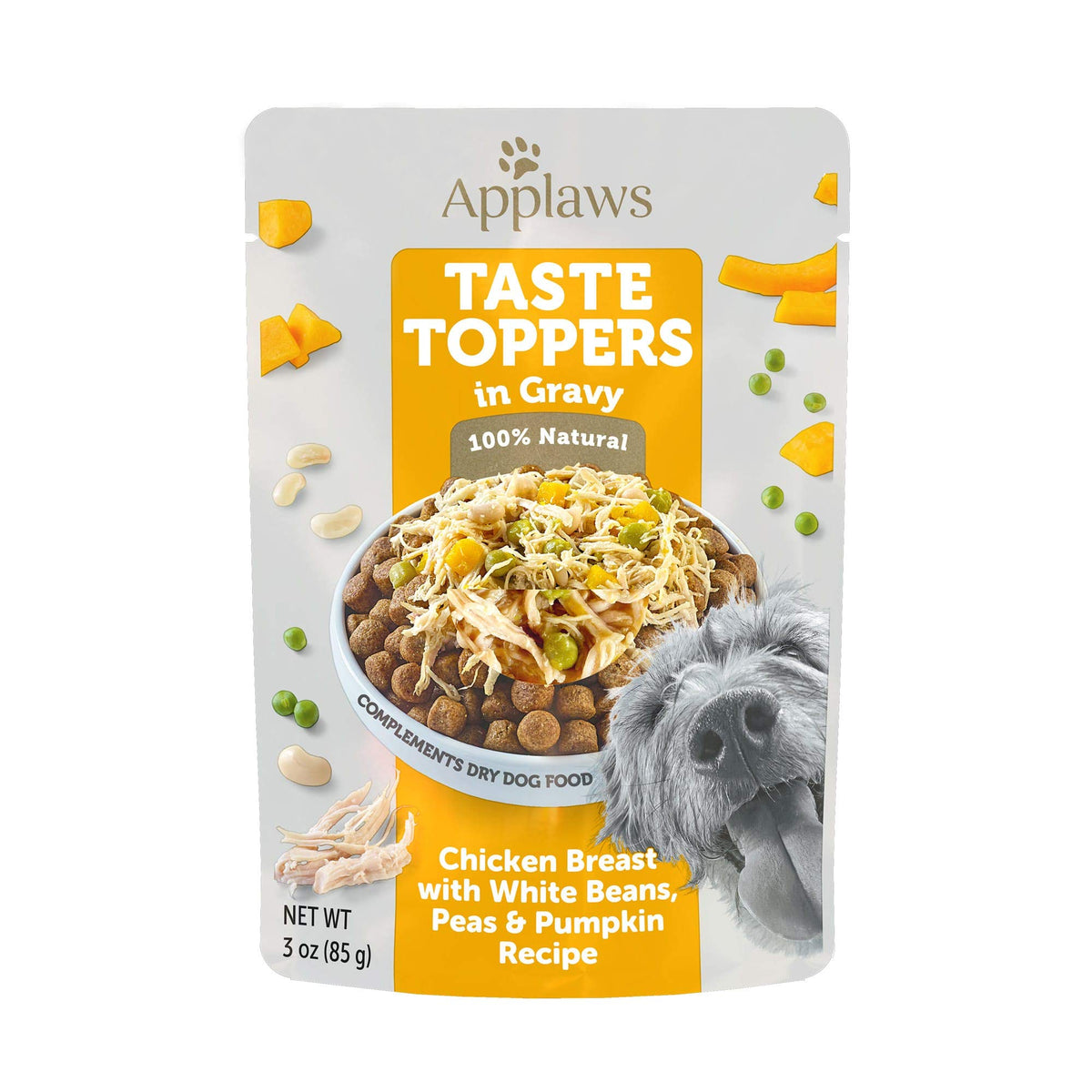 Aplws Chkn Pmpkn Dg Fd   ( 12 X 3 Oz   )