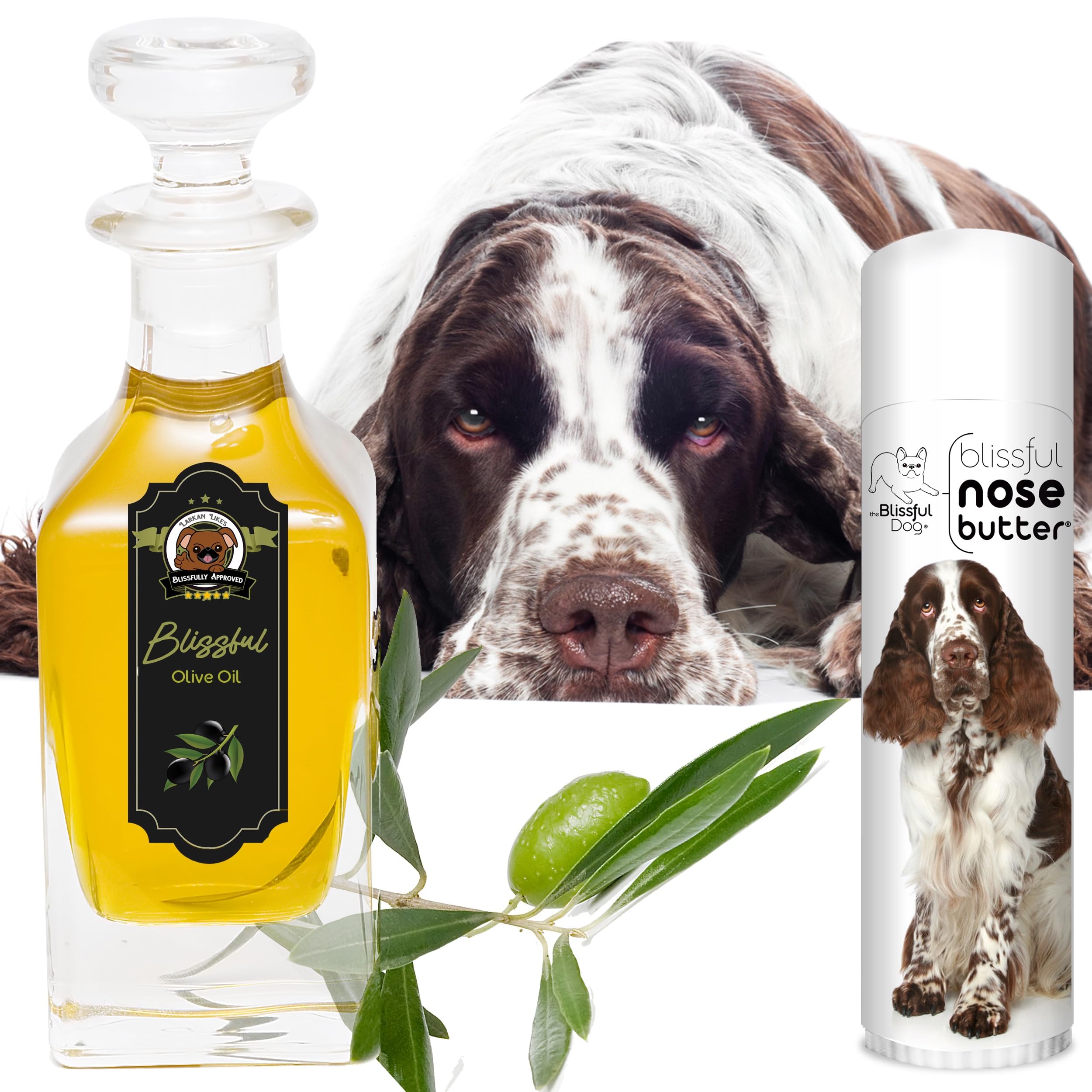 The Blissful Dog Springer Spaniel Unscented Nose Butter, 0.50-Ounce