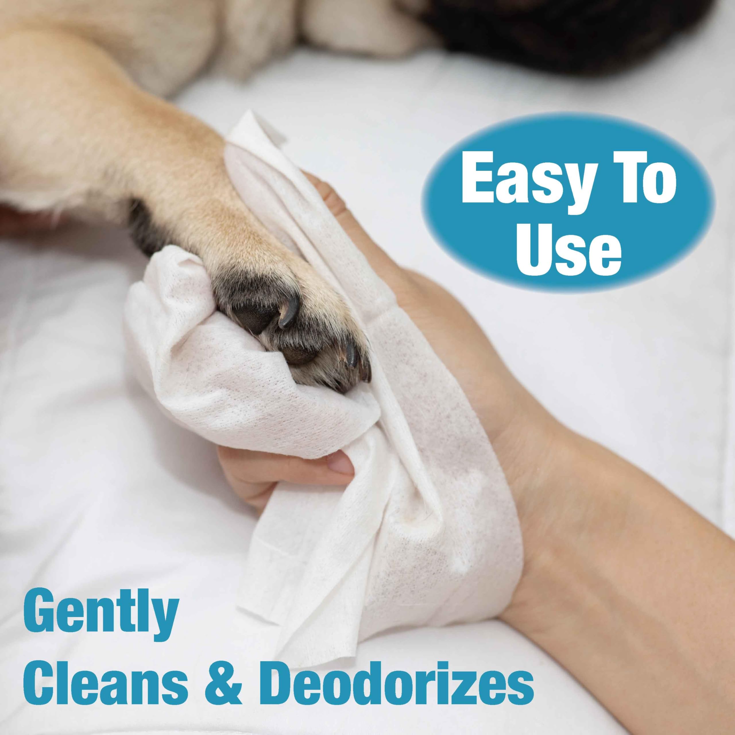 110 Pack Pet Grooming Wipes - Large & Extra-Large Sizes - Lavender, Aloe, & Unscented Variations - Hypoallergenic & Extra Durabl