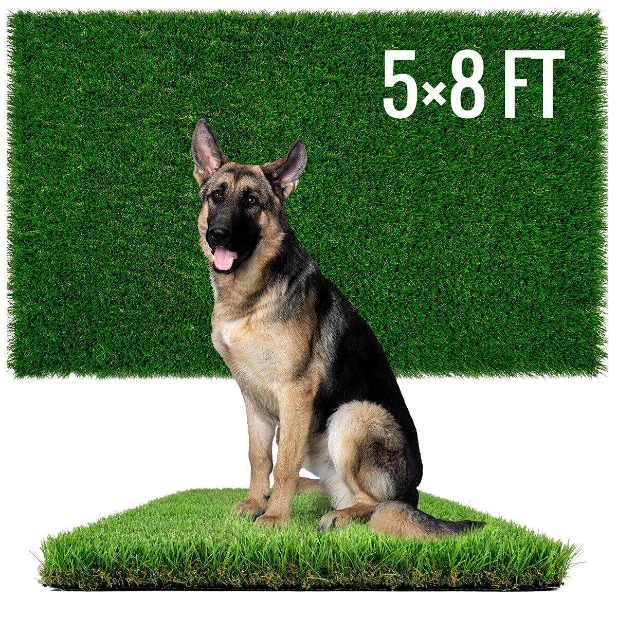Sunturf Dog Pee Grass, Artificial Grass For Dogs, Fake Grass For Dogs Potty Training, Extra Large Dog Pads 5X8Ft , Housebreaking